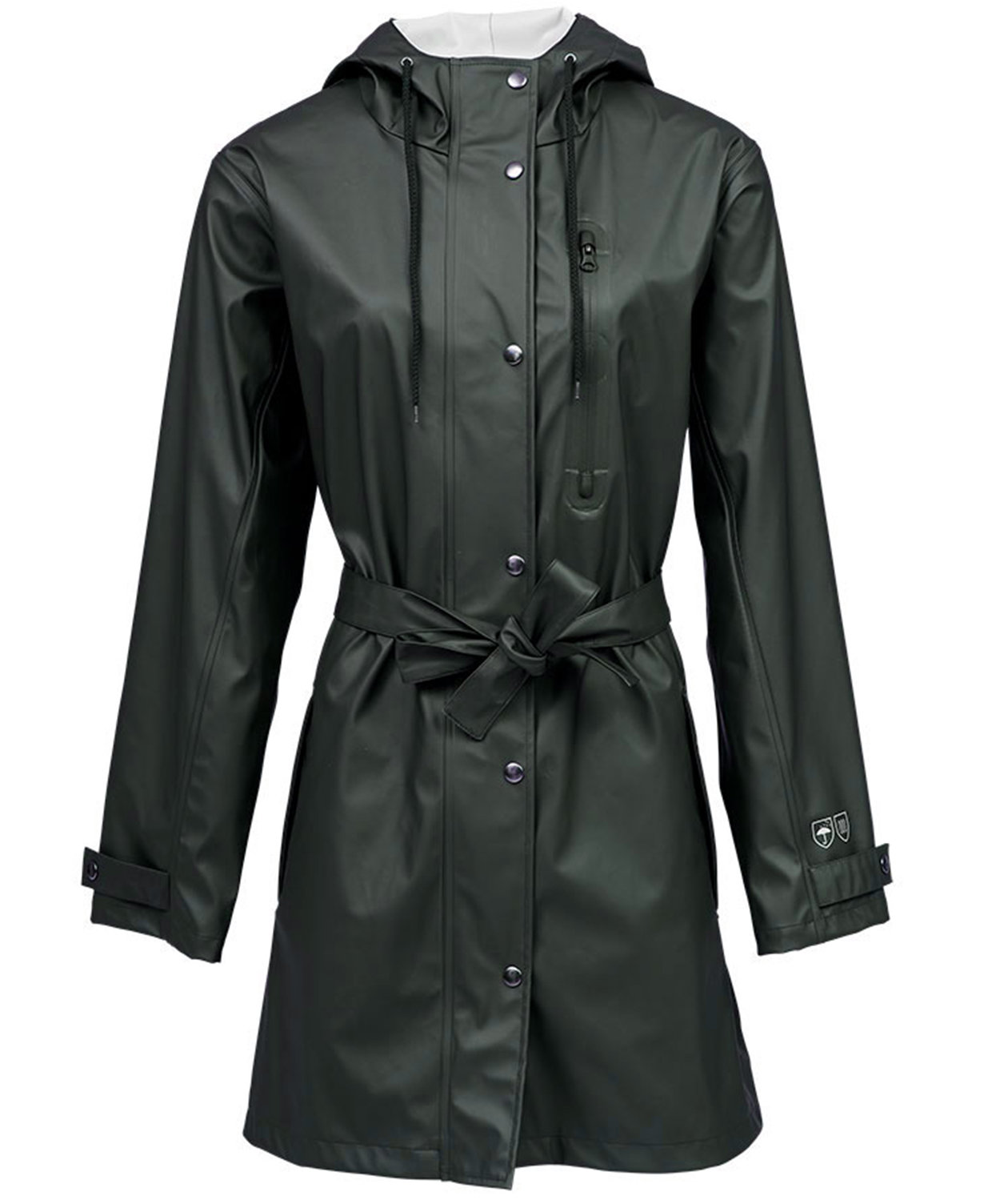 Ocean Pure dame regnfrakke, Olivengr&oslash;n