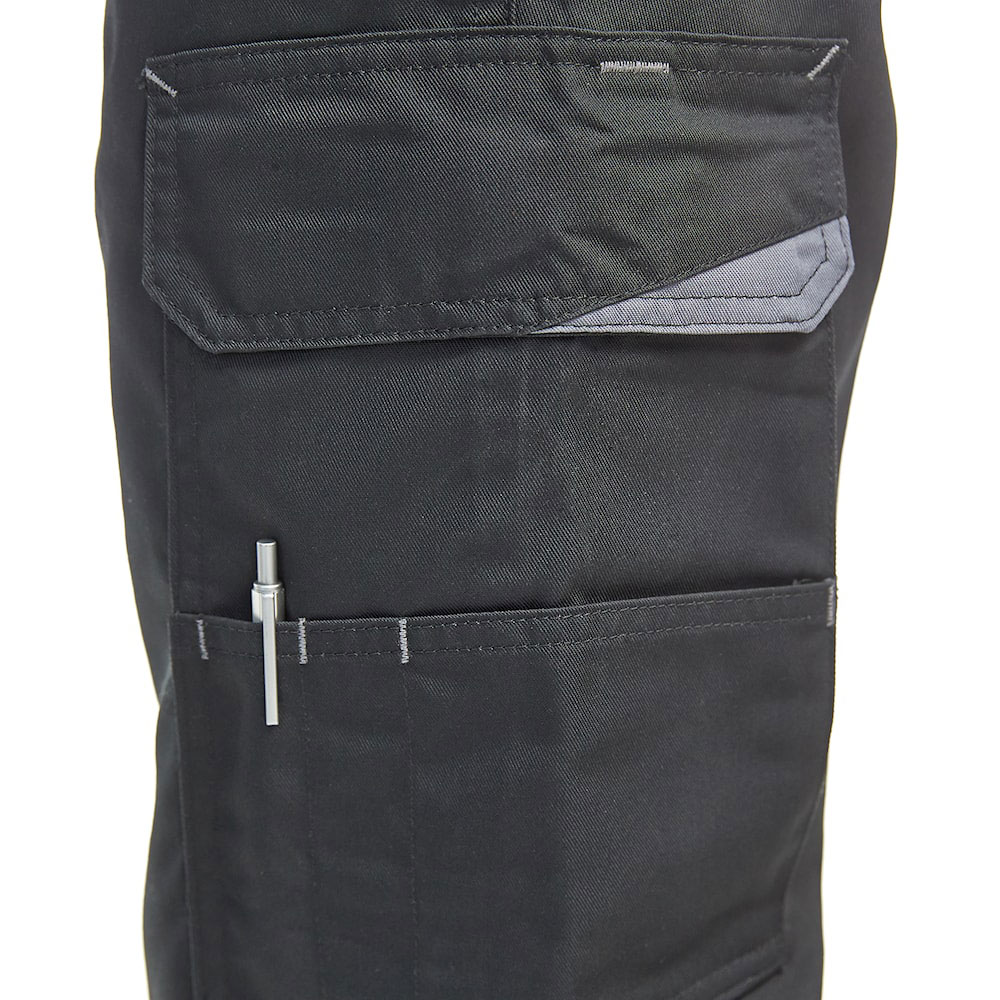 Bl&aring;kl&auml;der servicebukse, Svart/Gr&aring;, large image number 3