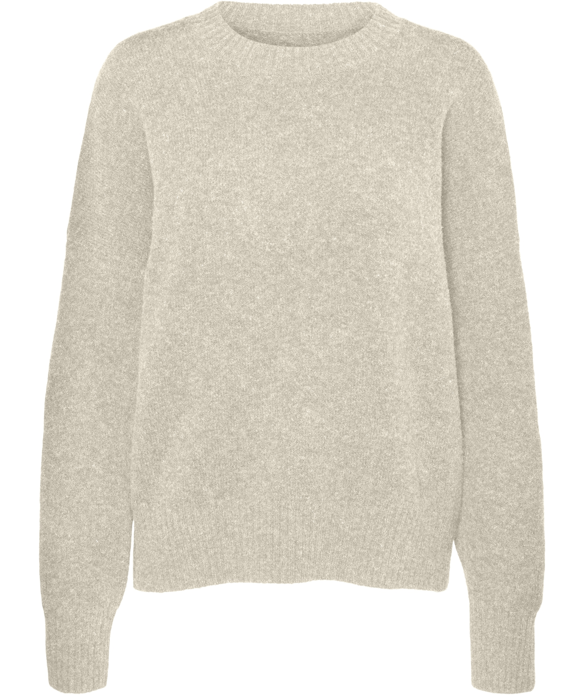 Vero Moda VMBOOM stickad tr&ouml;ja dam, Birch Melange, Birch Melange, swatch