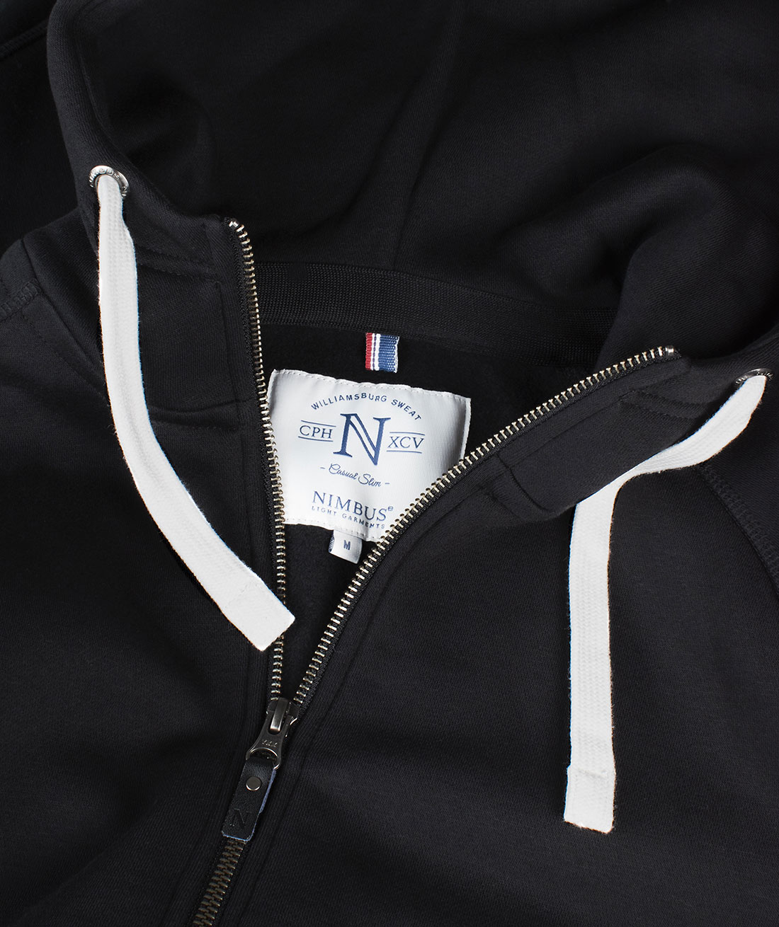 Nimbus Williamsburg dame h&aelig;ttetr&oslash;je med lynl&aring;s, Sort, large image number 3