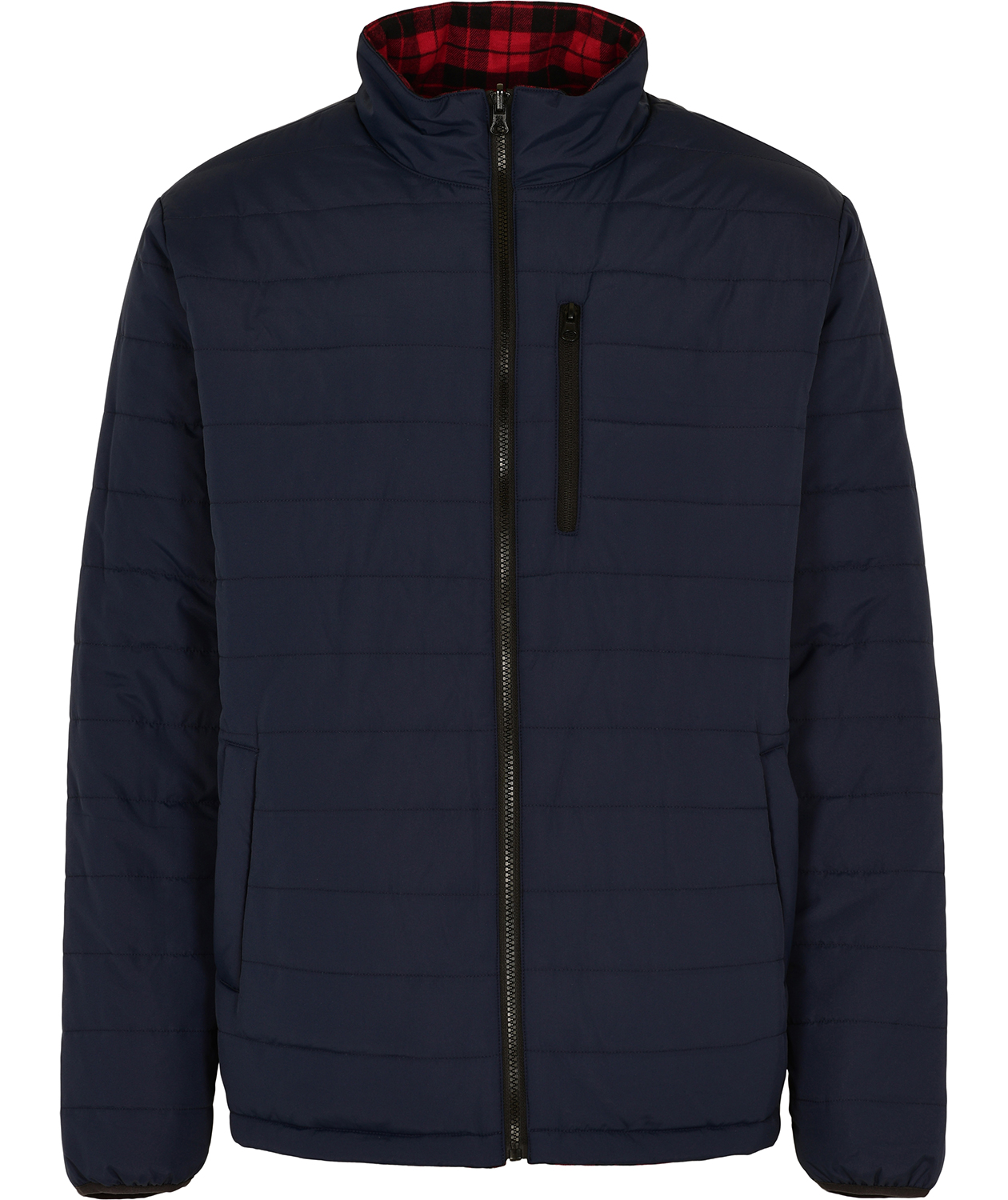 ProActive vendbar flannel jakke, R&oslash;d