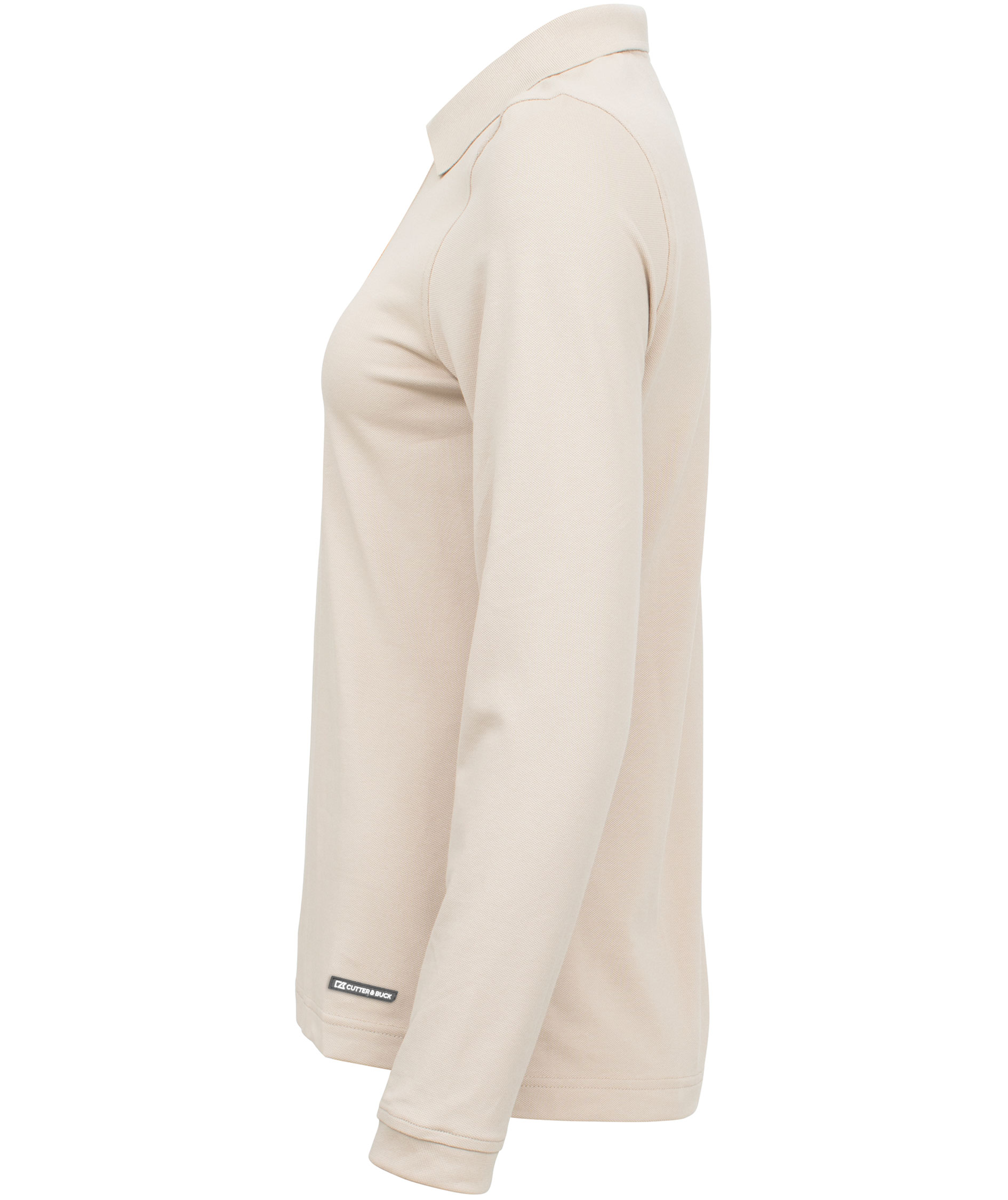 Cutter & Buck Advantage lang&aelig;rmet dame polo T-shirt, Beige, large image number 4