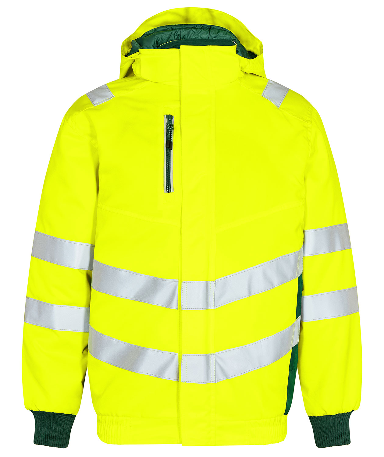 Engel Safety pilotjakke, Hi-vis gul/Gr&oslash;nn, Hi-vis gul/Gr&oslash;nn, swatch