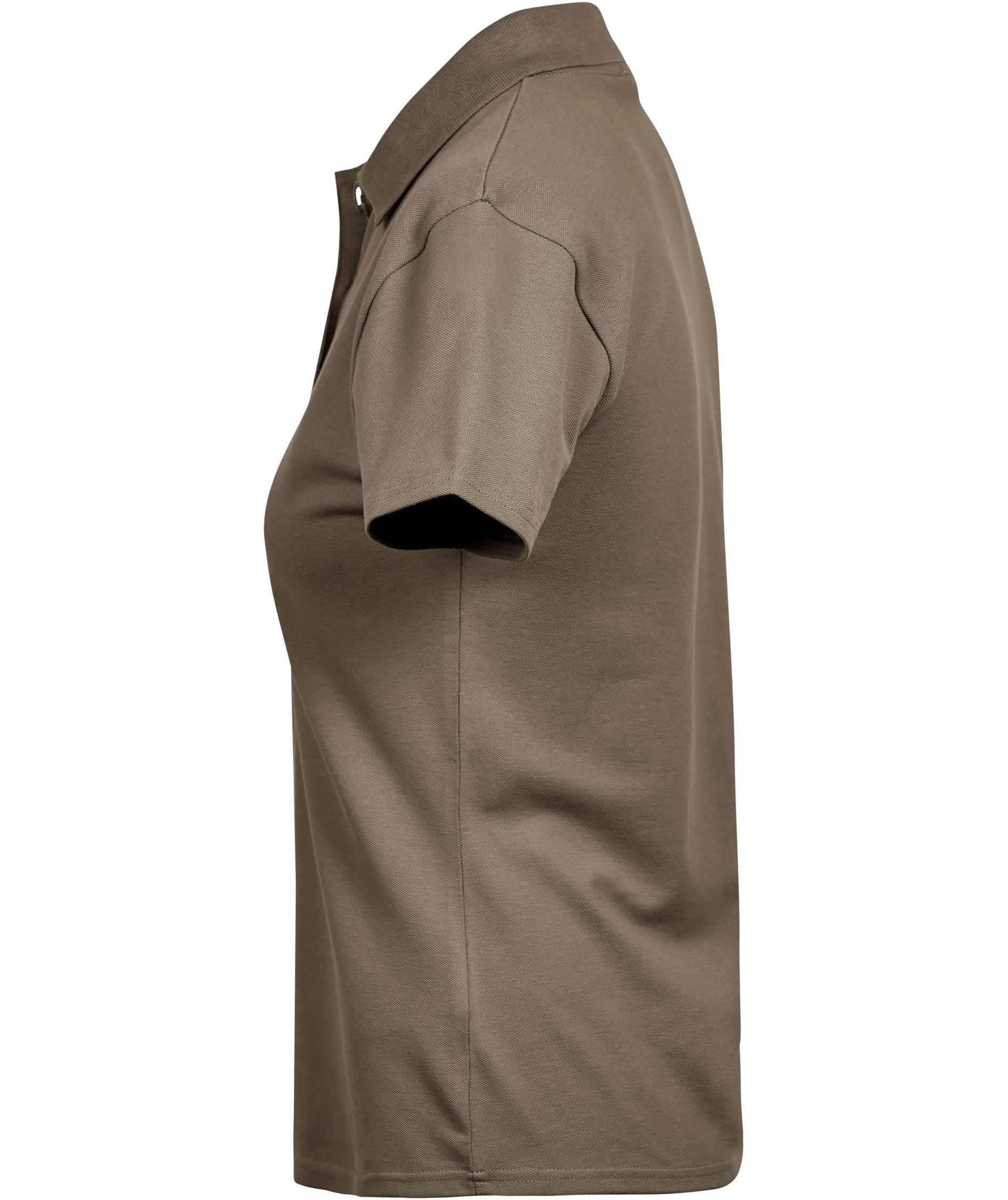 Tee Jays Luxury Stretch Damen Poloshirt, Clay, large image number 3