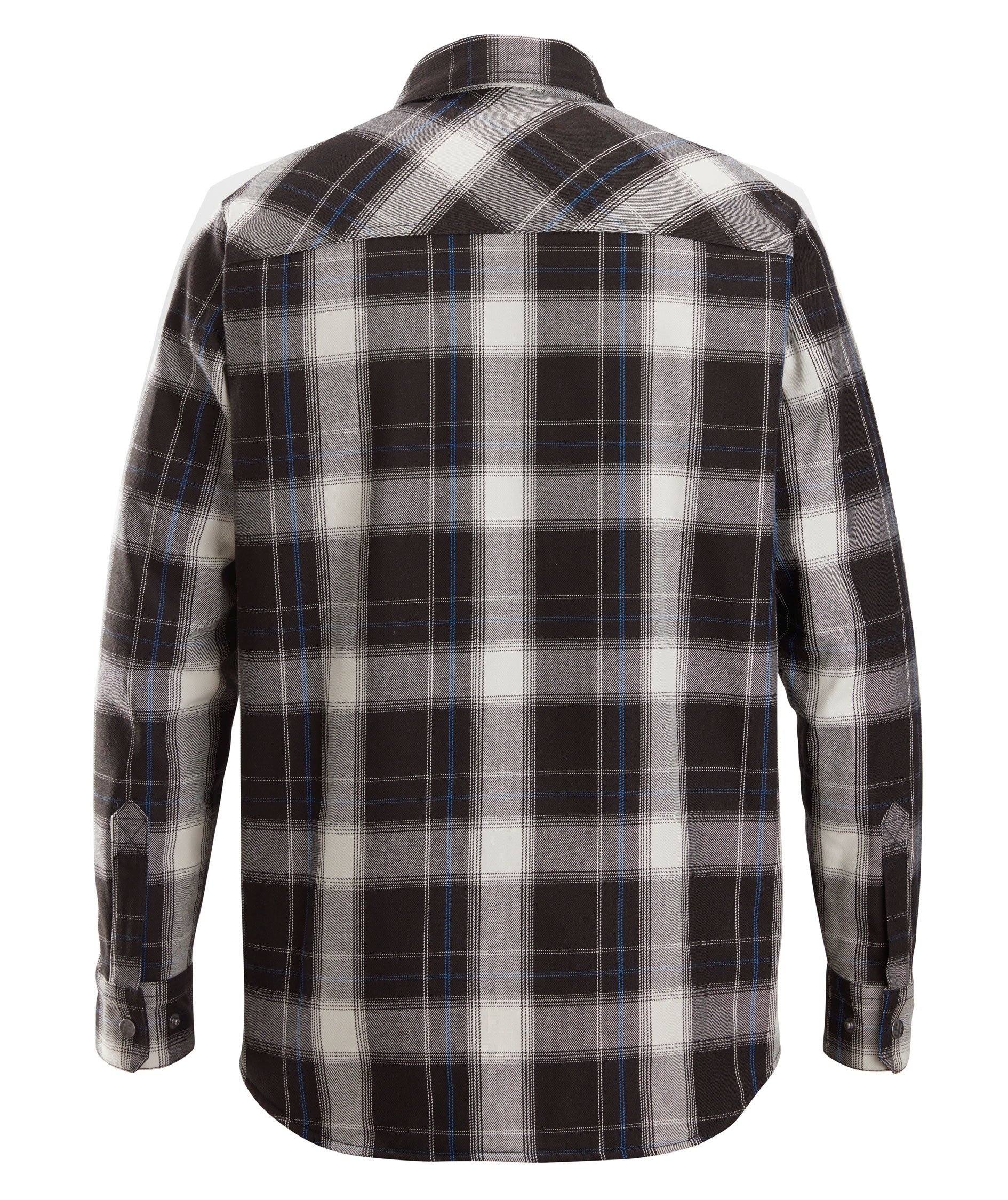 Snickers AllroundWork flanellskjorta jacka 8522, Svart/Benvit