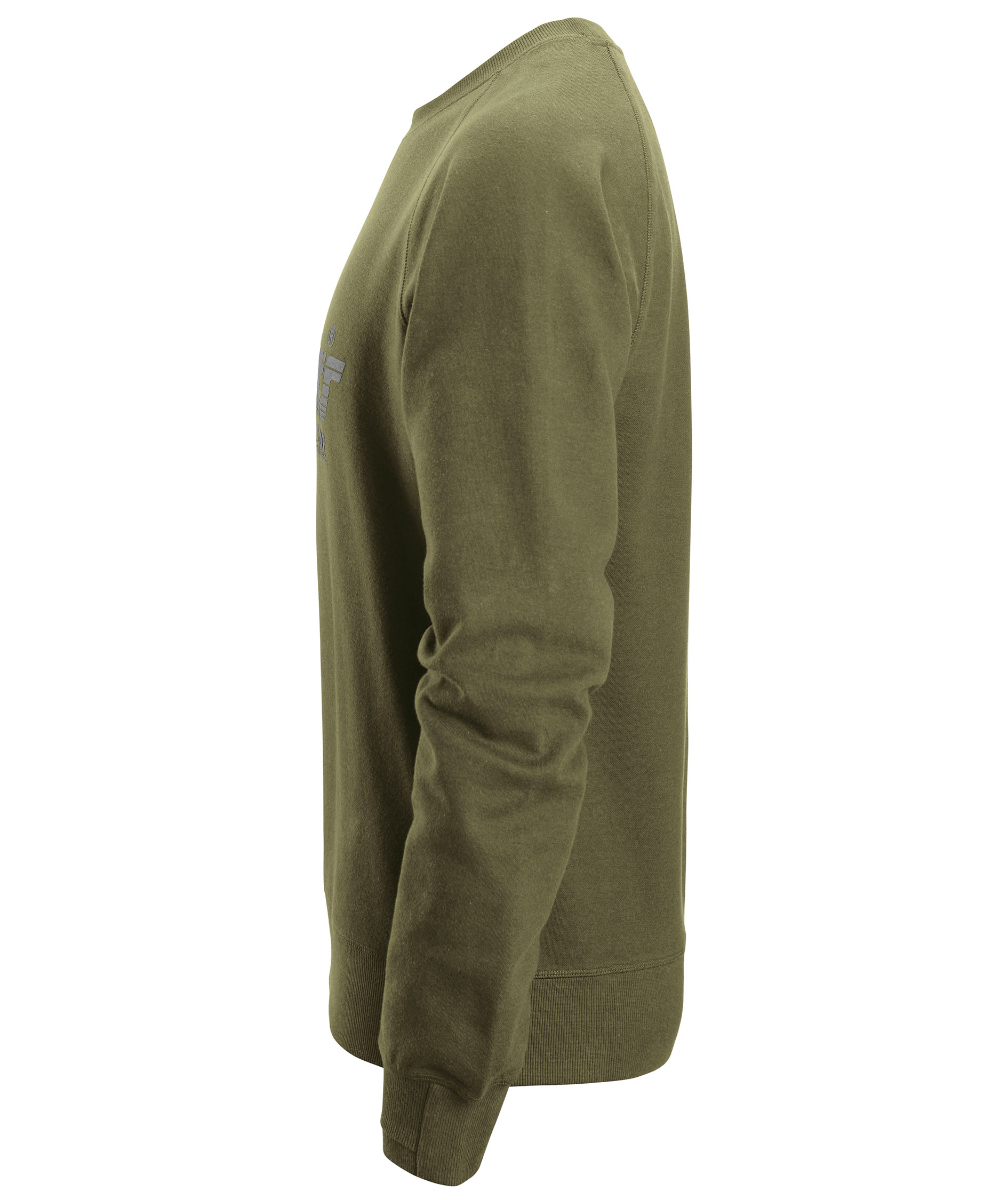 Snickers logo collegegenser 2892, Khaki gr&oslash;nn, large image number 3