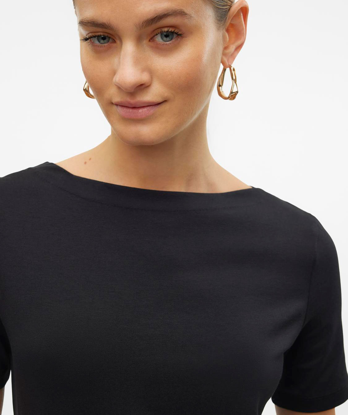 Vero Moda VMPANDA MODAL T-shirt dam, Black, large image number 3