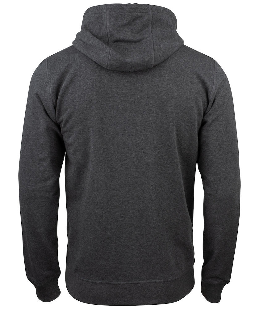Clique Premium OC hoodie with full zipper, Antracit Grey, large image number 1