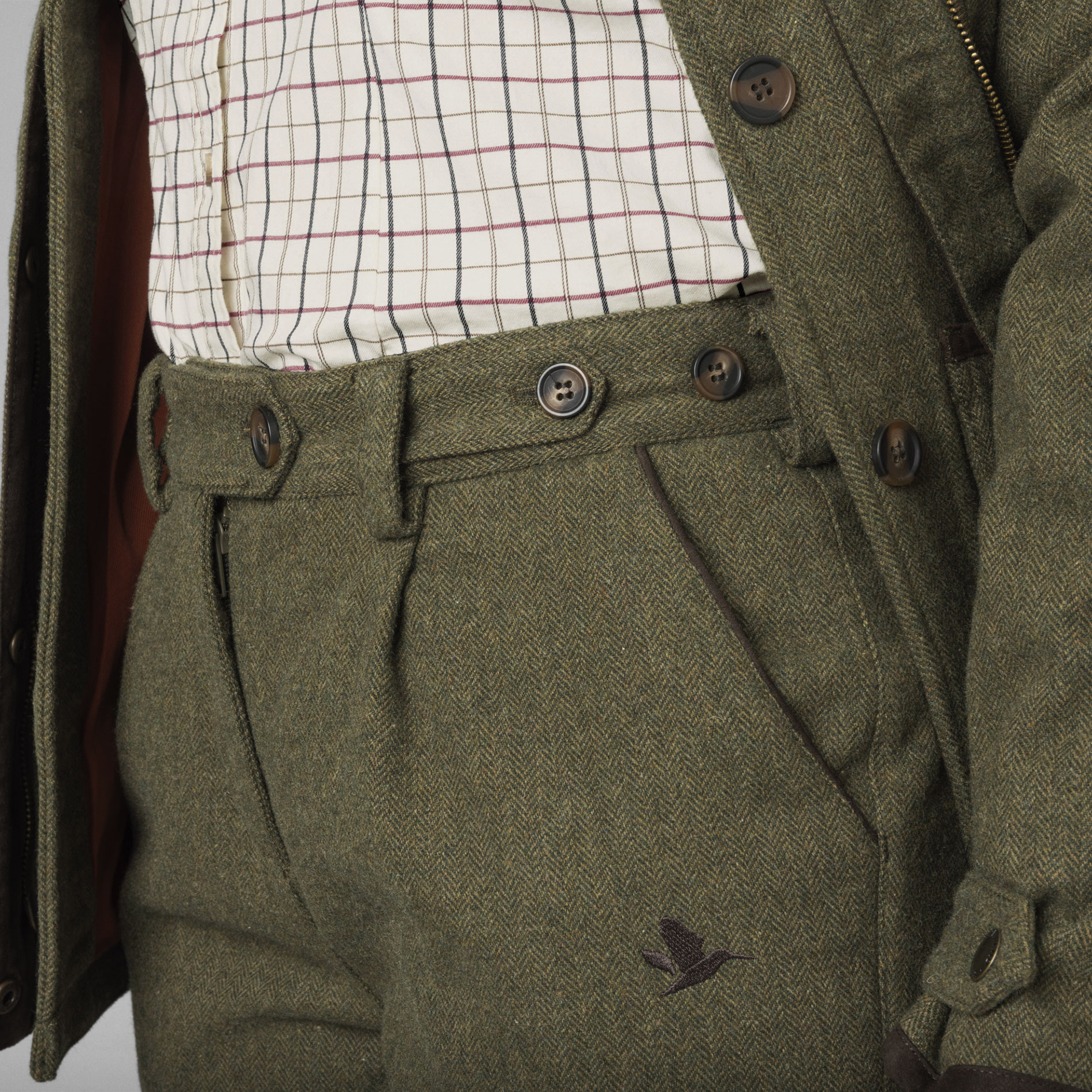 Seeland Hillside Harriet women's knickers with wool, Moss green, large image number 7