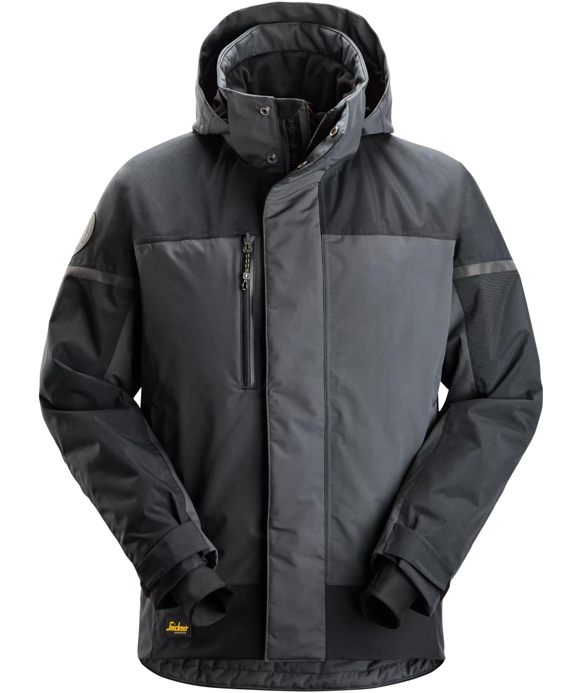 Snickers AllroundWork vinterjakke 1112, Steel Grey/Dark Steel Grey, Steel Grey/Dark Steel Grey, swatch