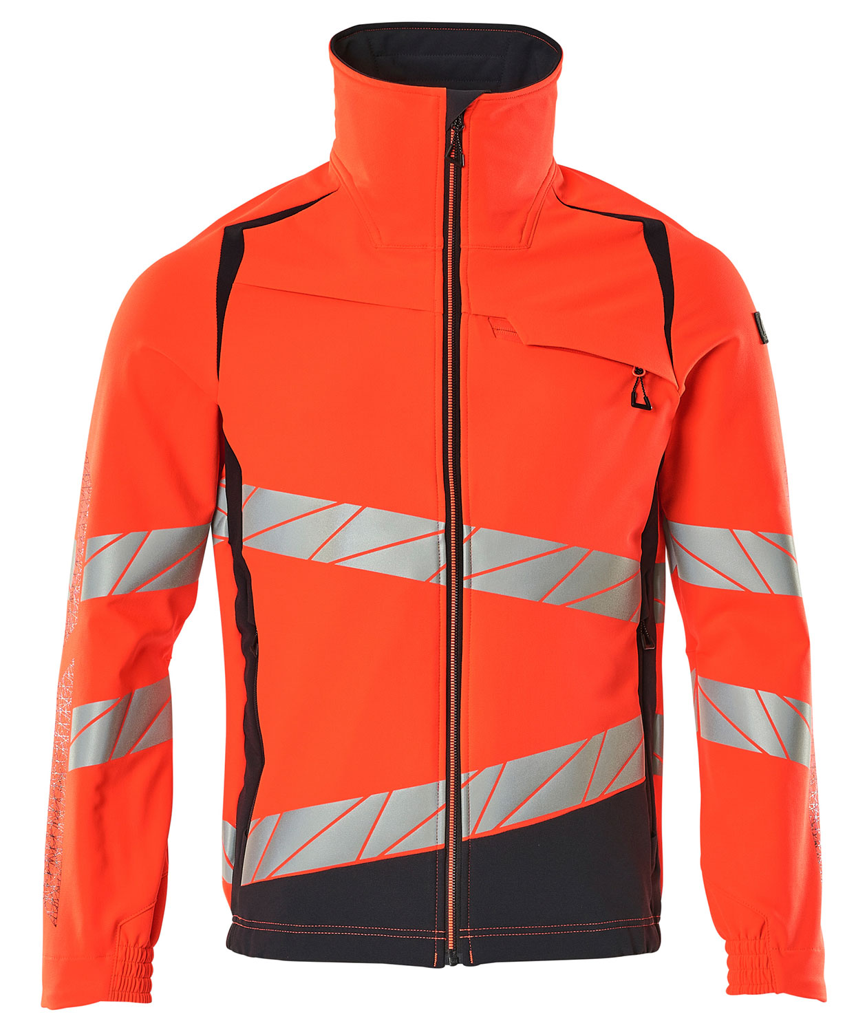 Mascot Accelerate Safe Jacke full stretch, Hi-Vis Rot/Dunkel Marine, Hi-Vis Rot/Dunkel Marine, swatch