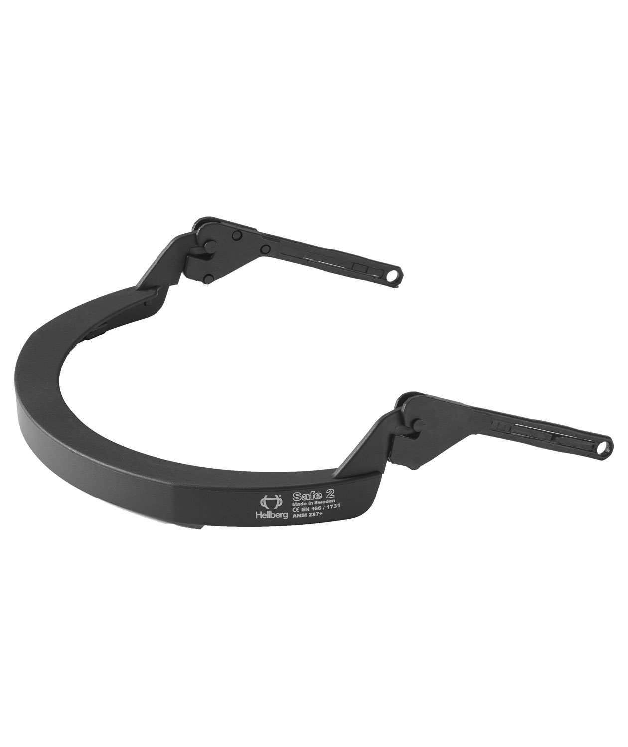 Hellberg Safe2 standard visirholder, Svart
