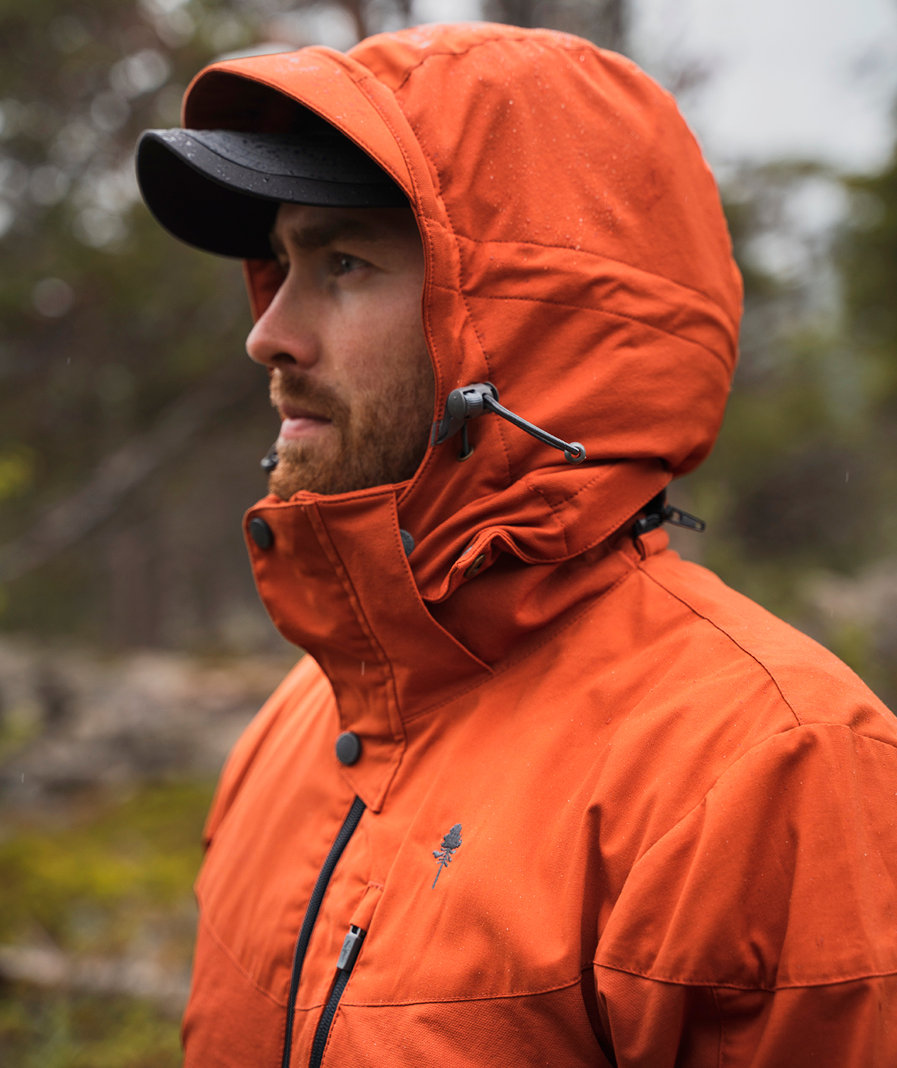 Pinewood Finnveden Hybrid friluftsjakke, Terracotta, large image number 2