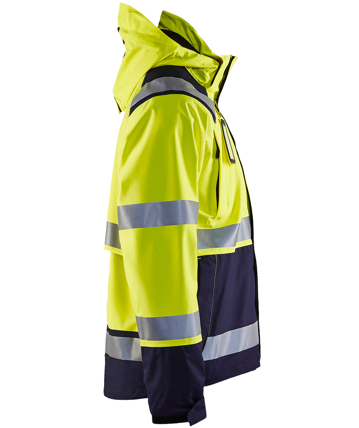 Bl&aring;kl&auml;der shell jacket, Hi-vis yellow/Marine blue, large image number 4
