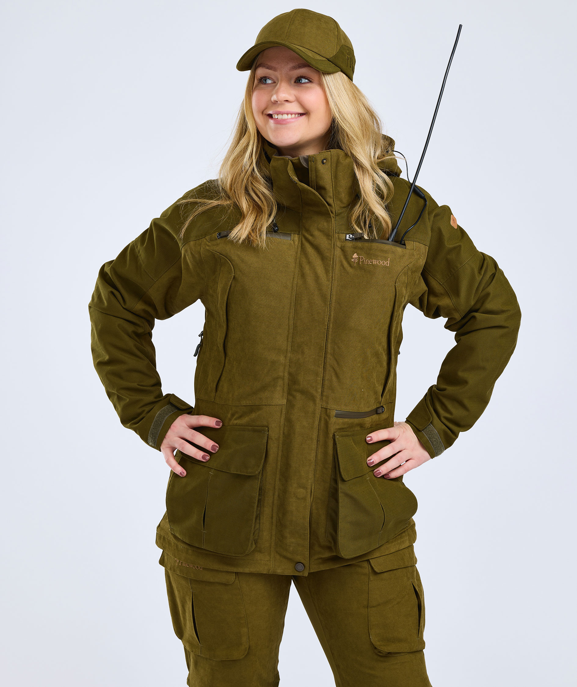 Pinewood&nbsp;Furudal Expert 2L Hunting damejakke, Olive green, large image number 6