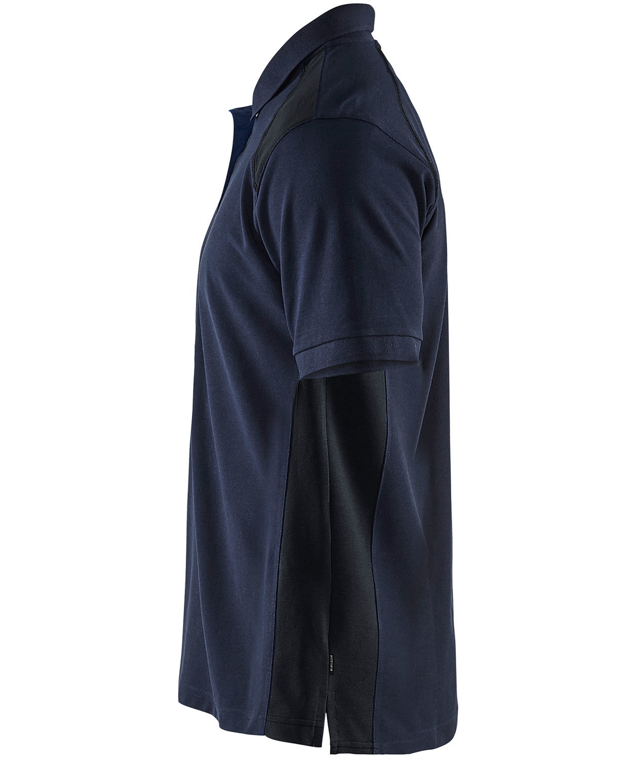 Bl&aring;kl&auml;der Polo T-skjorte, M&oslash;rk Marinebl&aring;/Svart, large image number 2