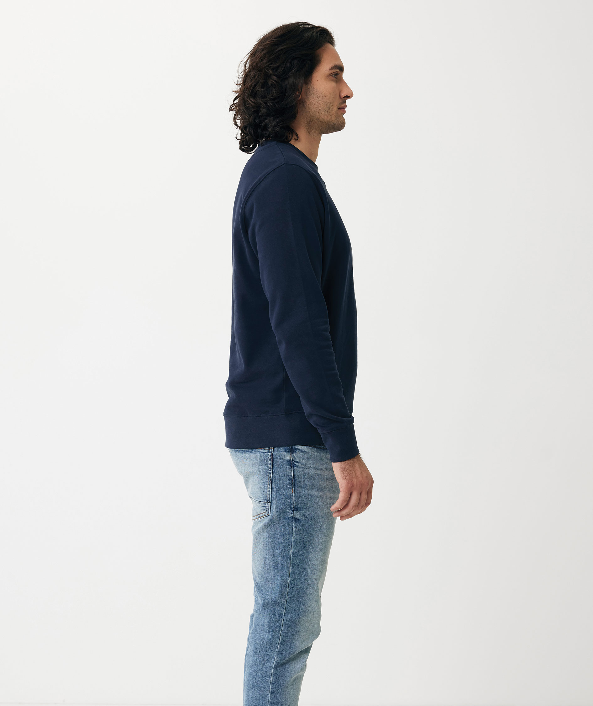 Iqoniq Etosha sweatshirt, Marinebl&aring;, large image number 4
