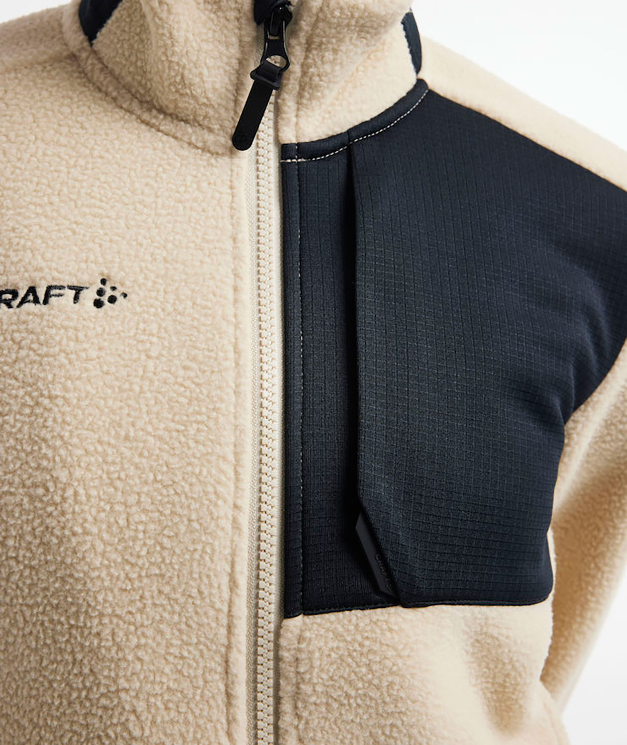 Craft ADV Explore p&auml;lsfiberjacka dam, Ecru-black, large image number 1