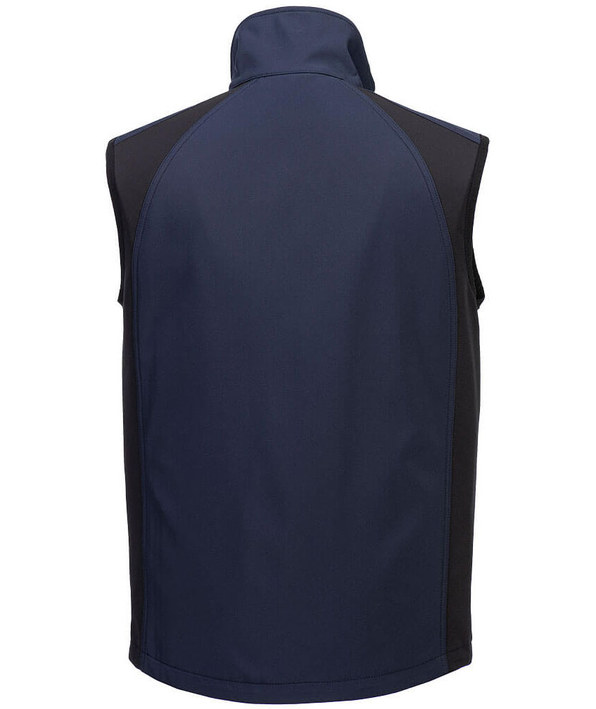 Portwest WX2 Eco softshell v&auml;st, M&ouml;rk Marinbl&aring;