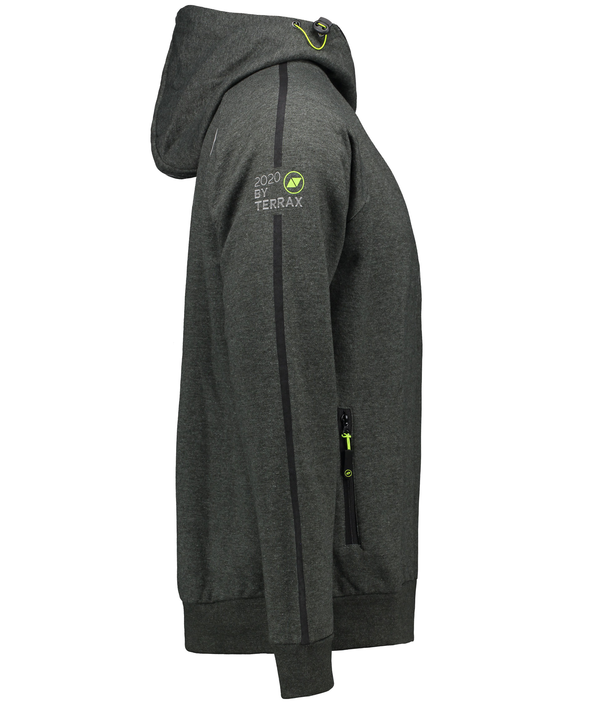 Terrax fodrad cardigan, M&ouml;rkgr&ouml;n, large image number 6