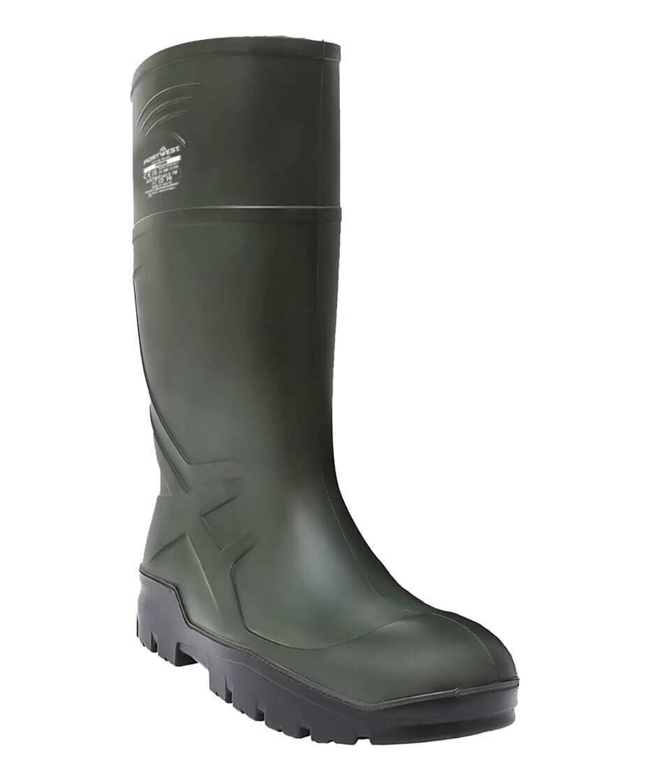 Portwest FD95 PU Sicherheitsgummistiefel S5, Gr&uuml;n