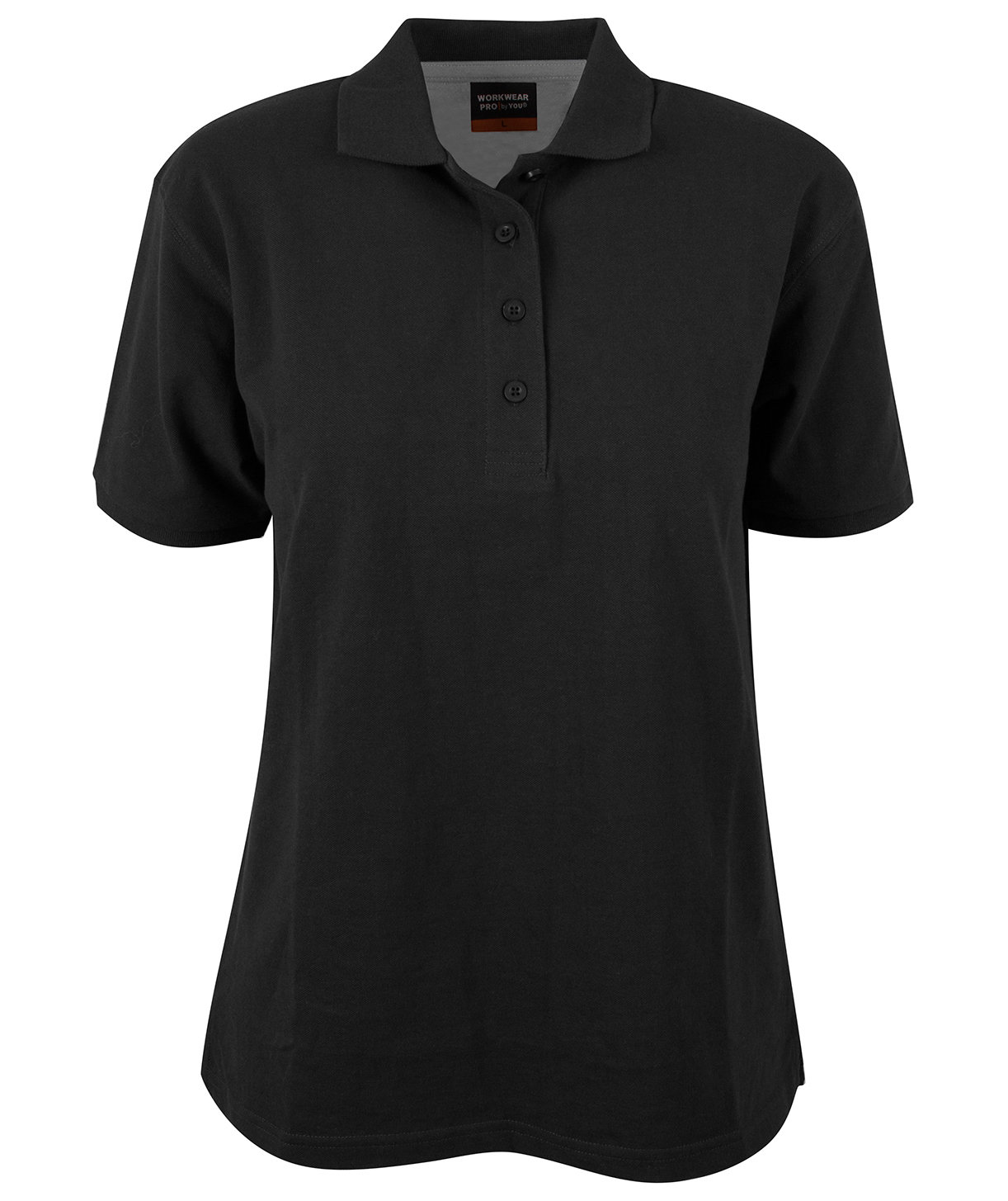 YOU Carolina Damen Poloshirt, Schwarz, Schwarz, swatch