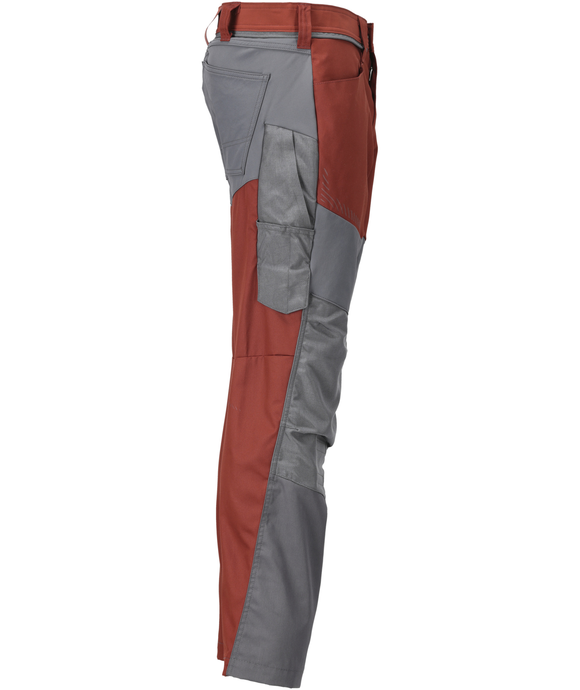 Mascot Customized Arbeitshose, Herbstrot/Steingrau, large image number 2