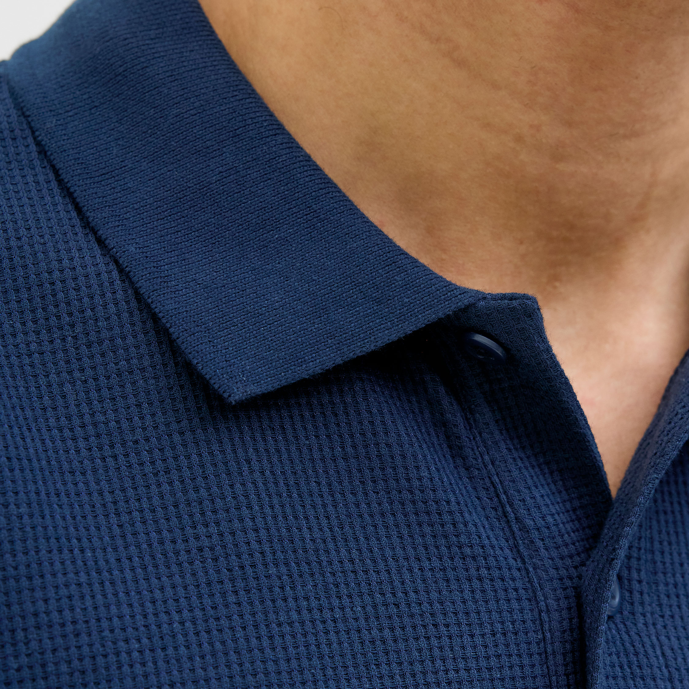 Jack & Jones Plus JJEAUSTIN Poloshirt, Navy Blazer, large image number 2