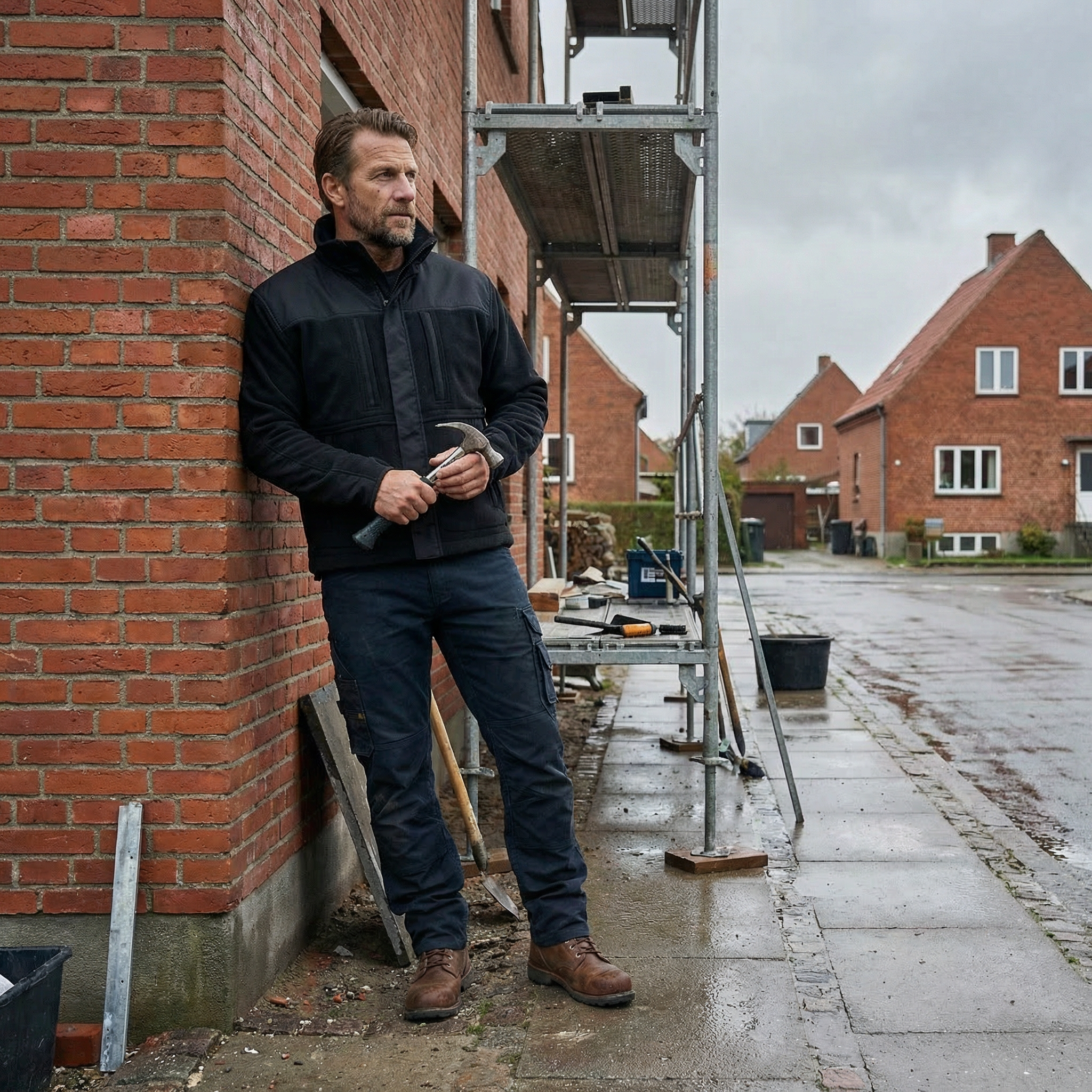 Top Swede fleecejakke 4540, Svart