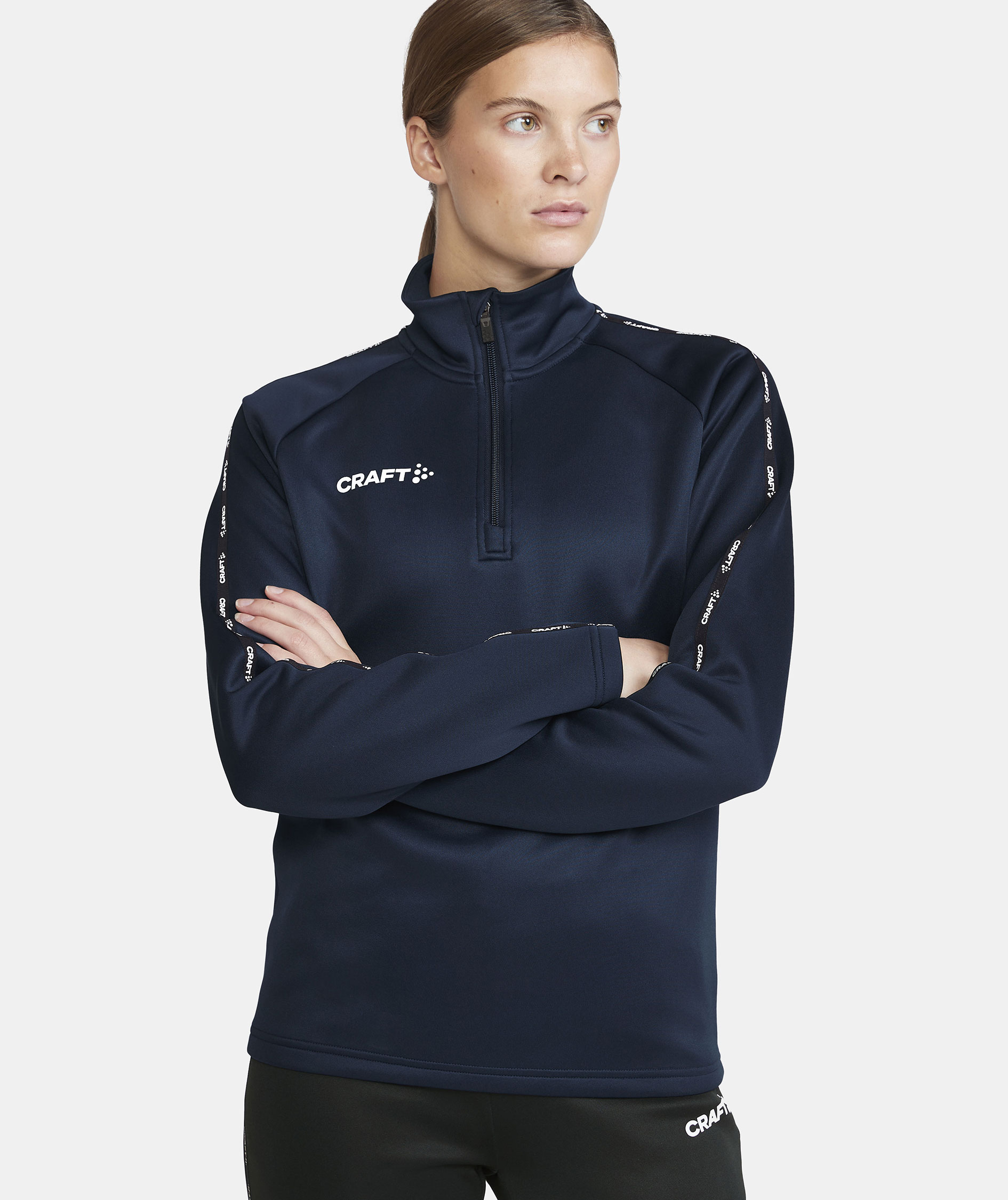 Craft Squad 2.0 halfzip dame treningsgenser, Navy, large image number 4