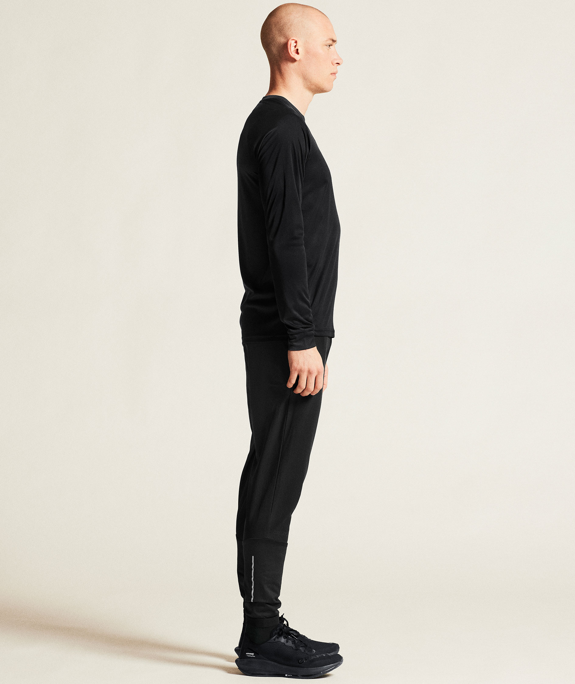 Craft Rush 2.0 lang&aelig;rmet T-shirt, Black, large image number 3