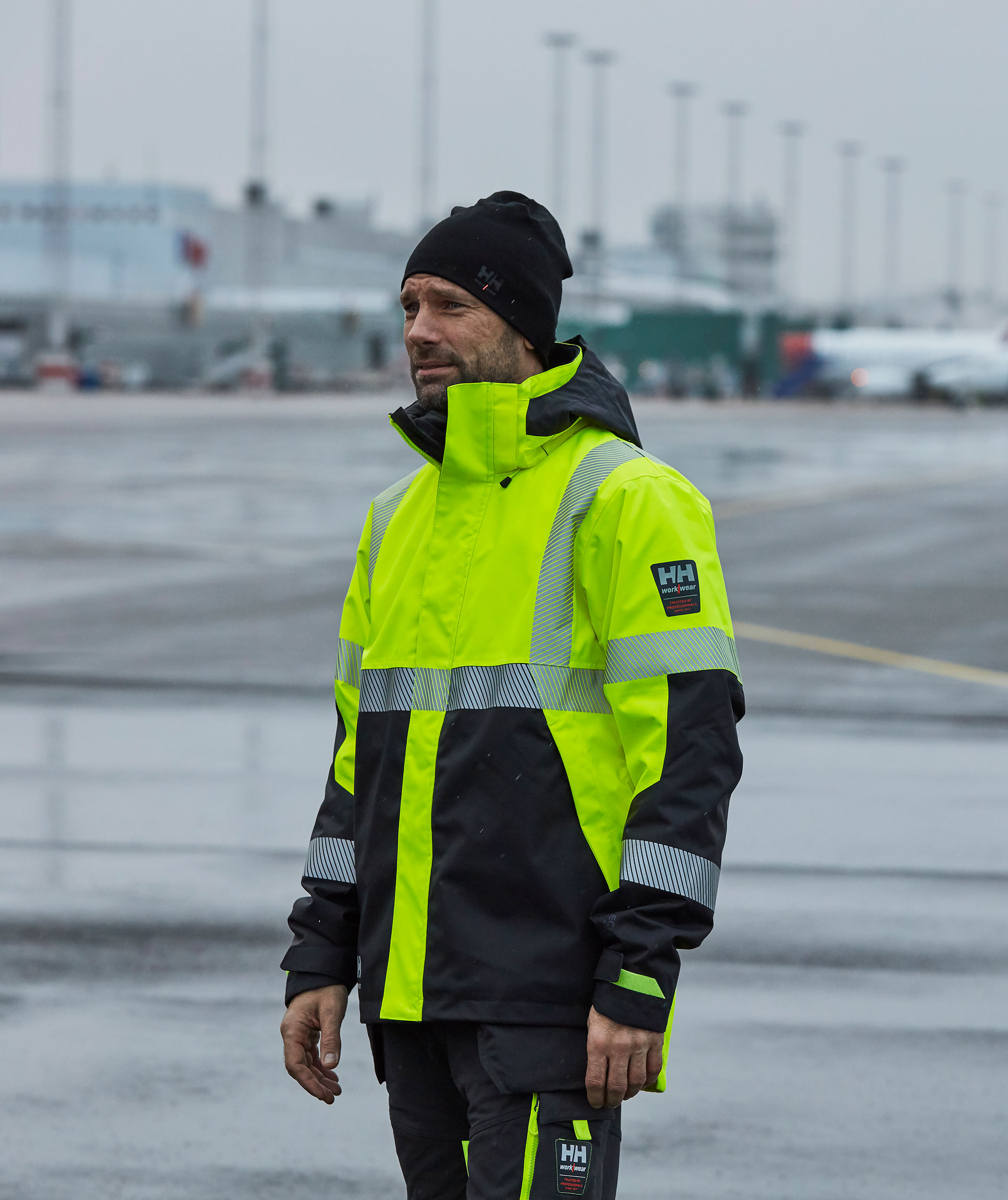 Helly Hansen ICU vinterjacka, Varsel gul/charcoal, large image number 6