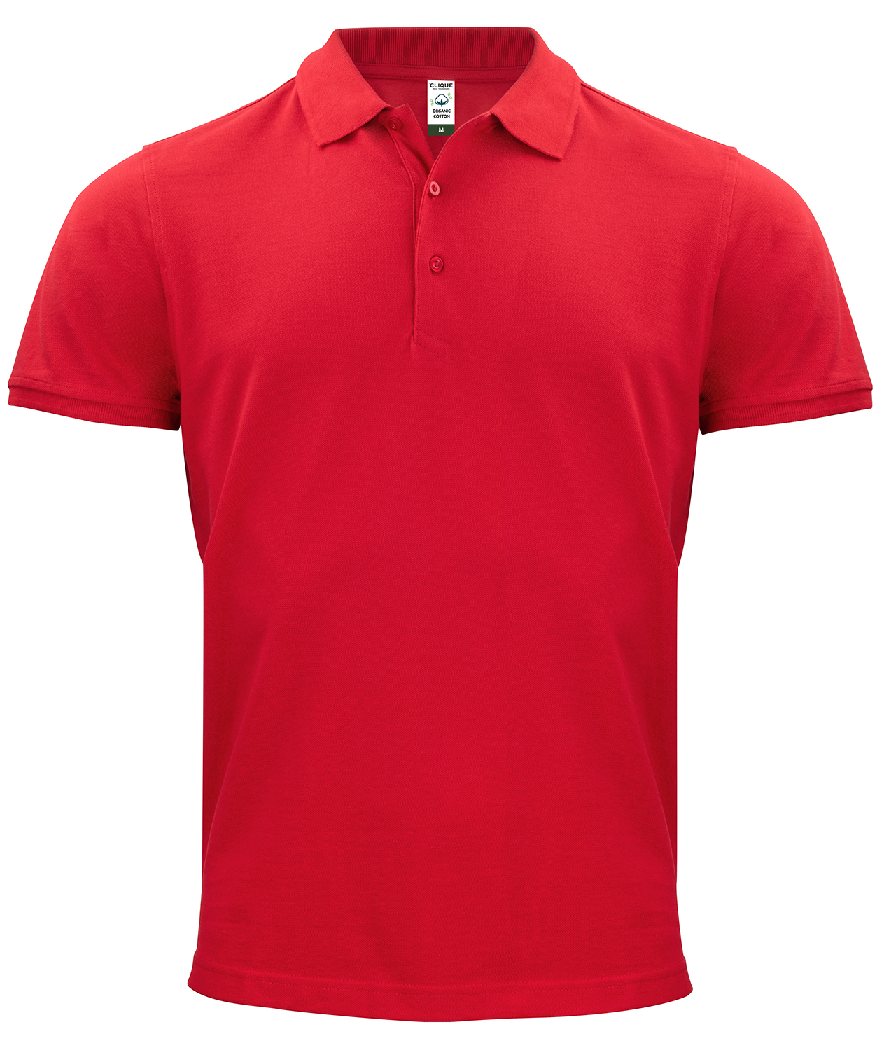 Clique Classic polo T-shirt, R&oslash;d, large image number 0