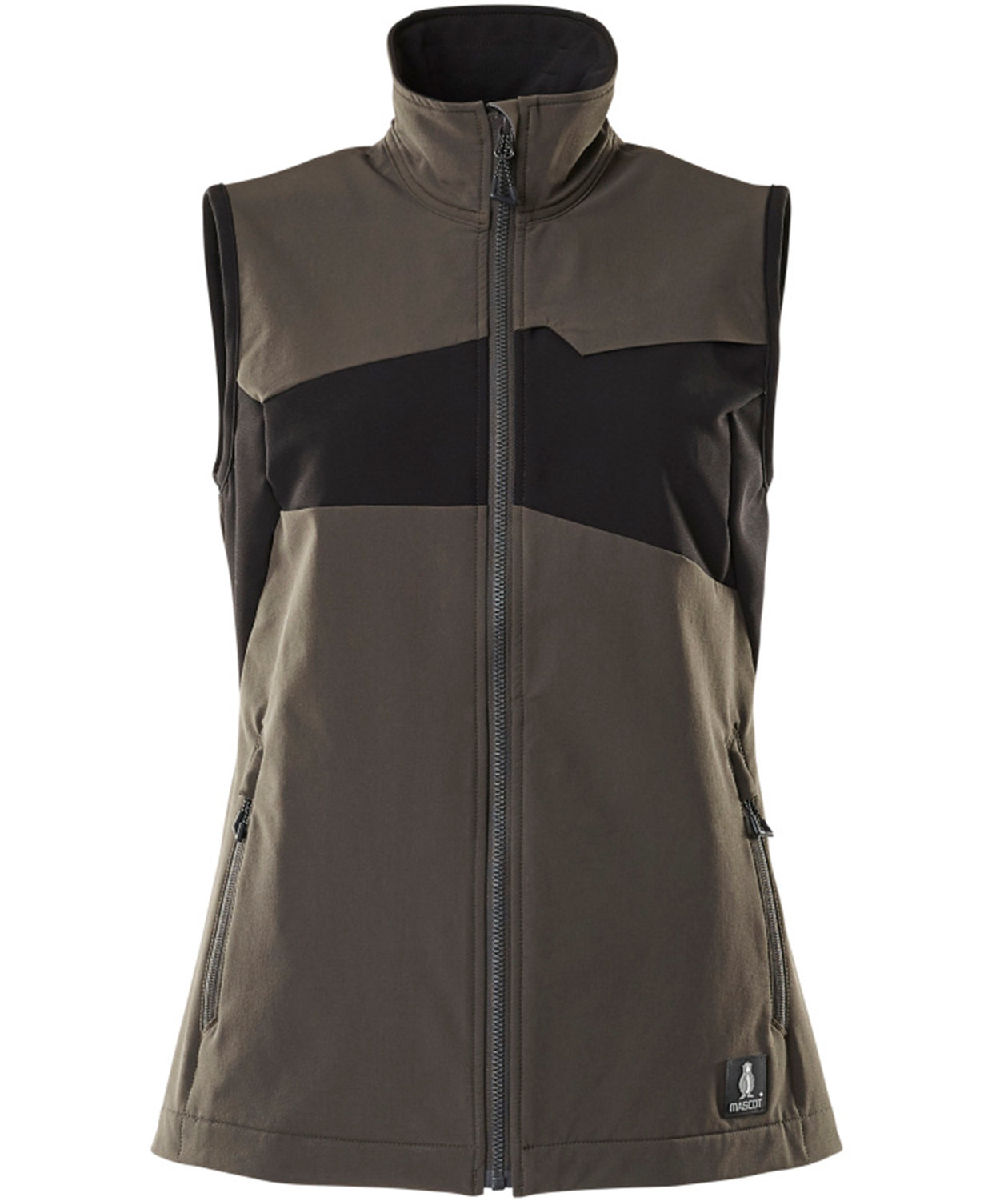 Mascot Accelerate v&auml;st full stretch dam, M&ouml;rk Antracit/Svart