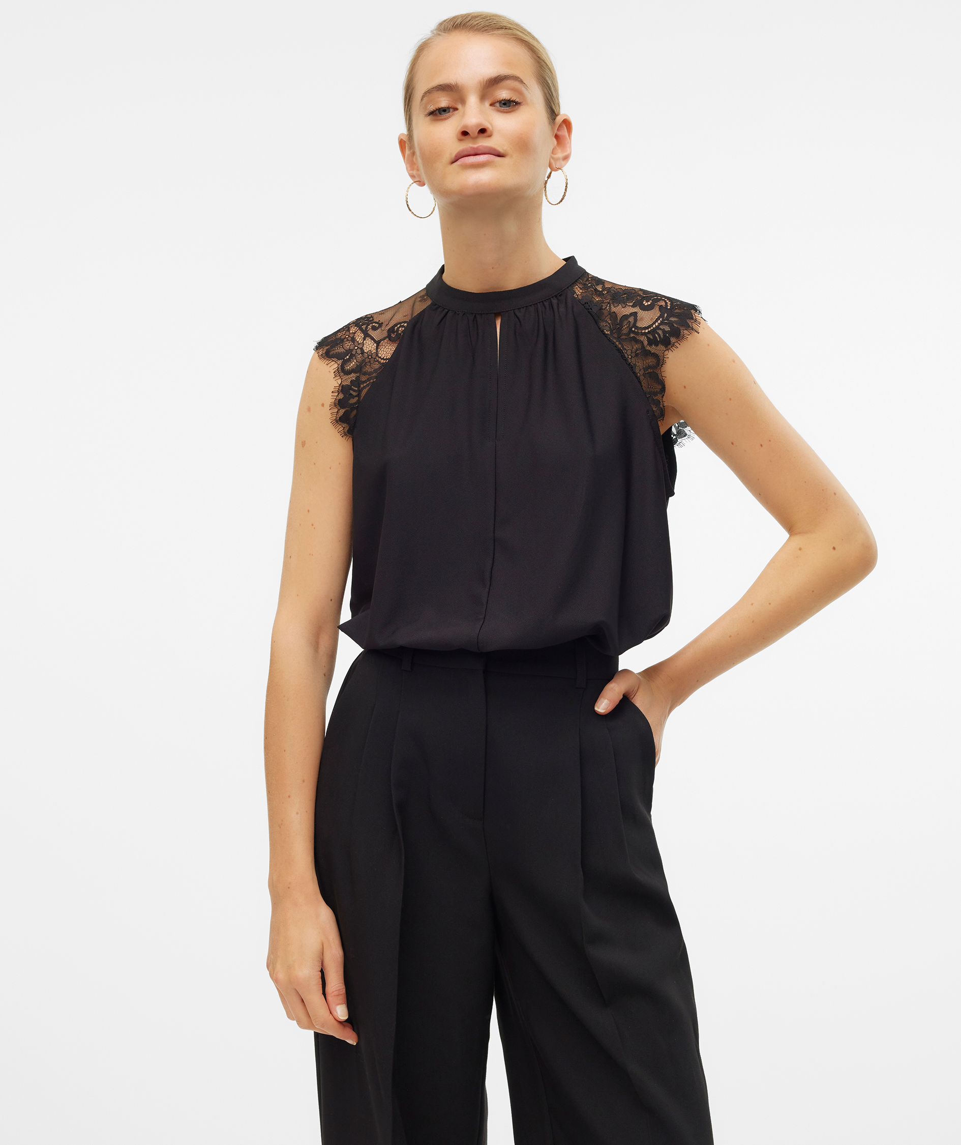 Vero Moda VMMILLA blus dam, Black