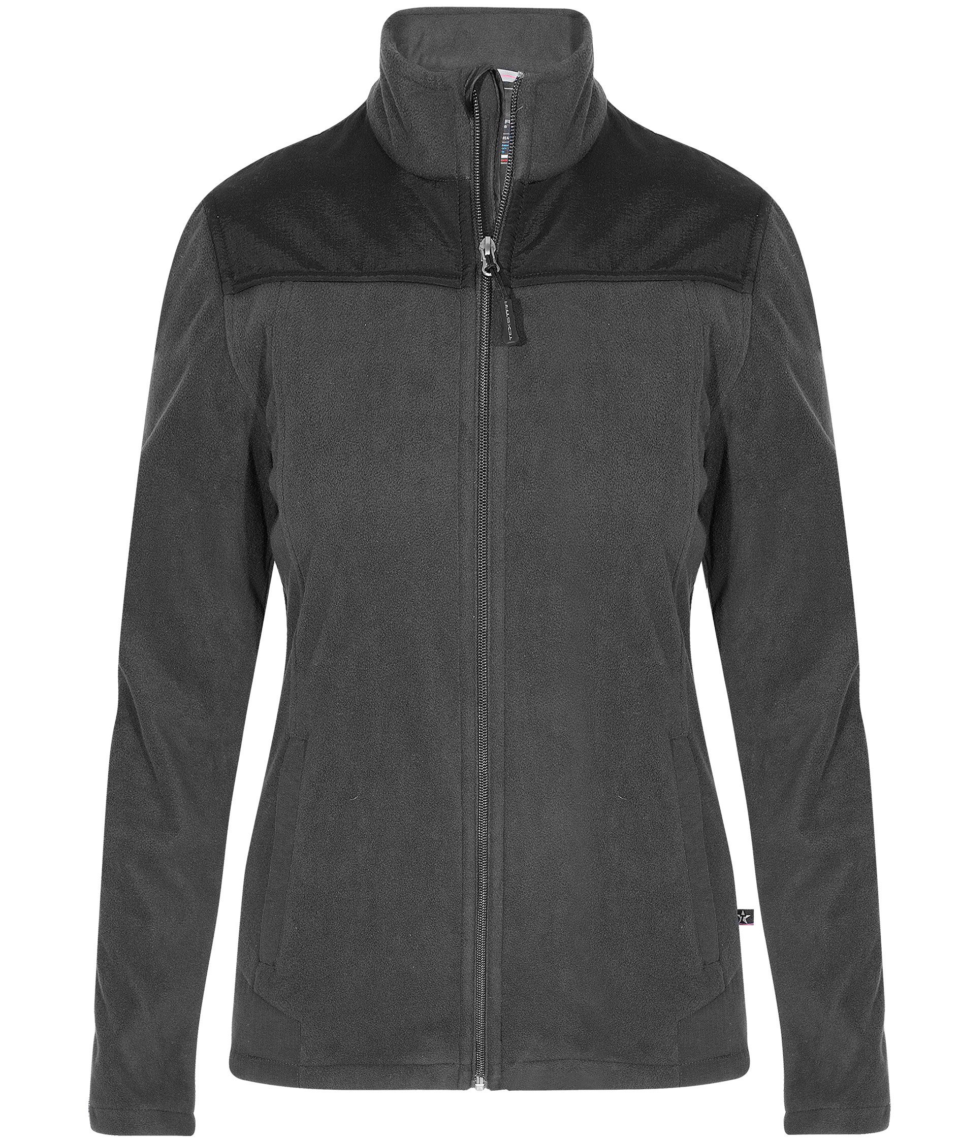 Texstar WJ46 Damen Fleecejacke, Dunkelgrau