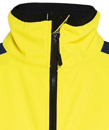 Bl&aring;kl&auml;der softshell jacket, Hi-vis Yellow/Marine, large image number 2