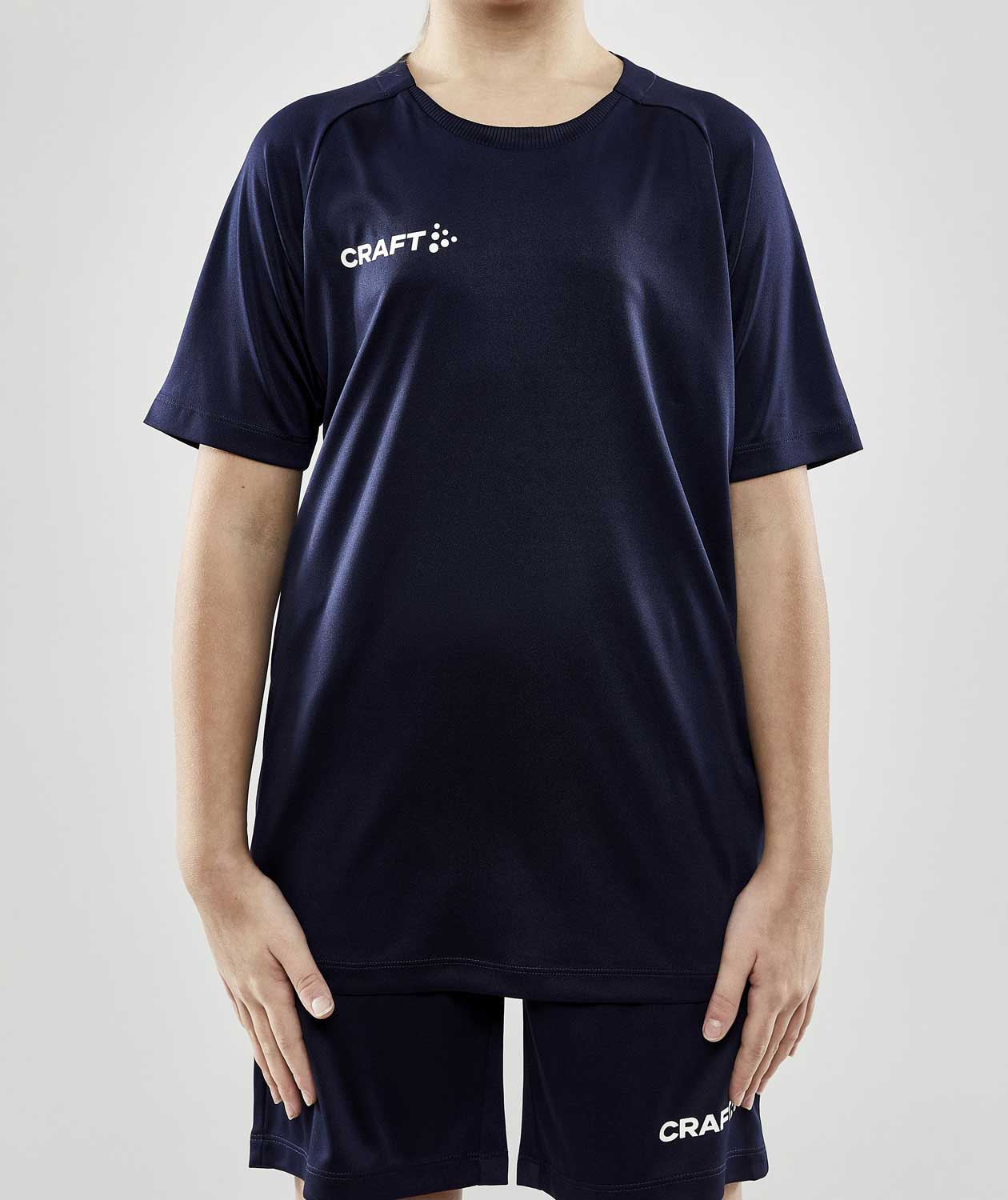 Craft Evolve T-skjorte for barn, Navy, large image number 1