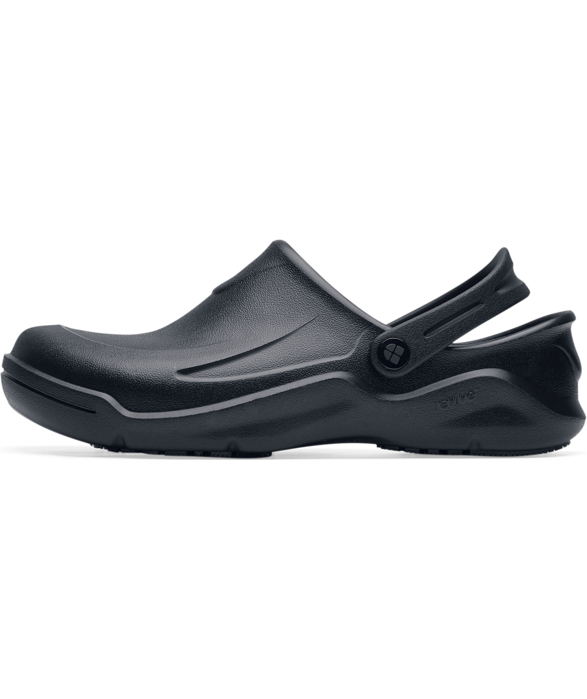 Shoes For Crews Zinc ll clogs med helreim, Svart, large image number 3