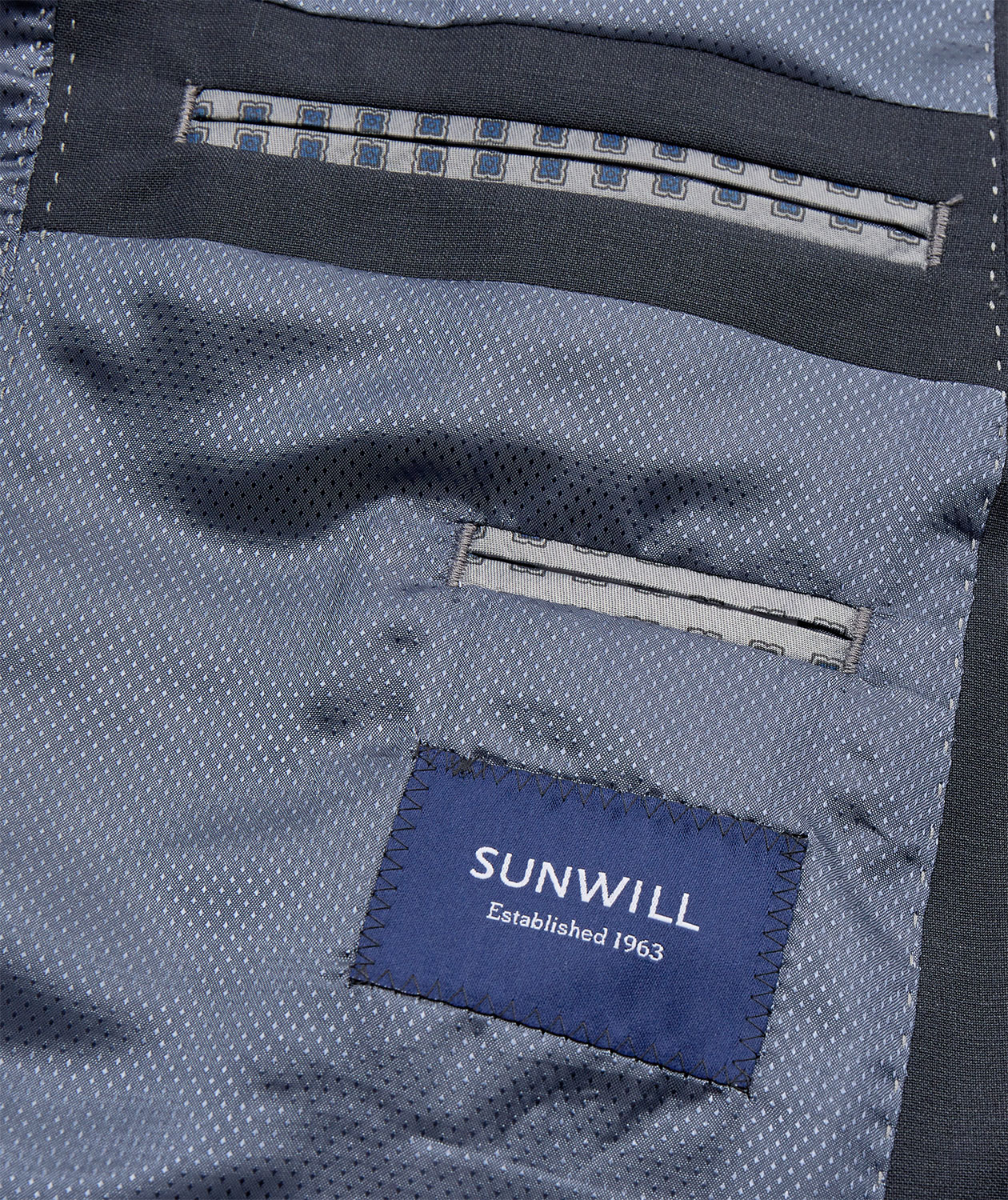 Sunwill Weft Stretch Modern Fit Wollblazer, Navy, large image number 6