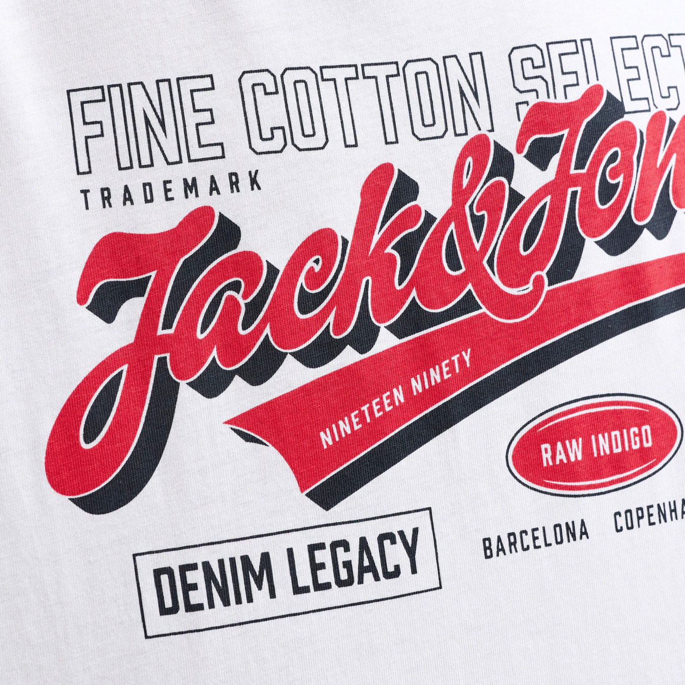 Jack & Jones JJELOGO T-skjorte, Hvit, large image number 3