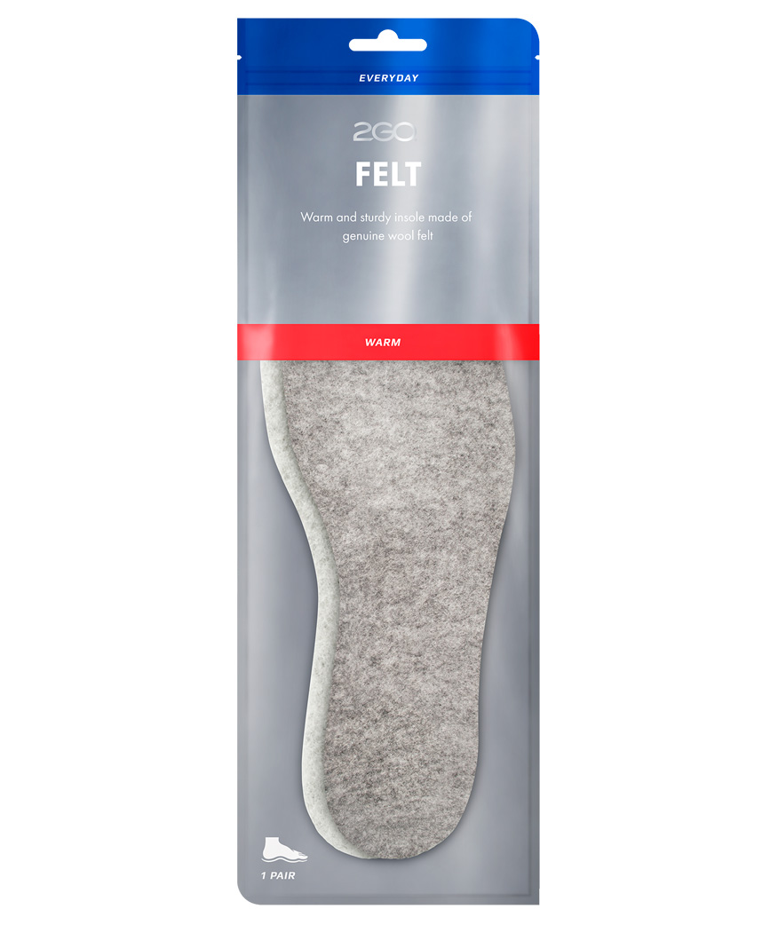 2GO Felt Einlegesohle