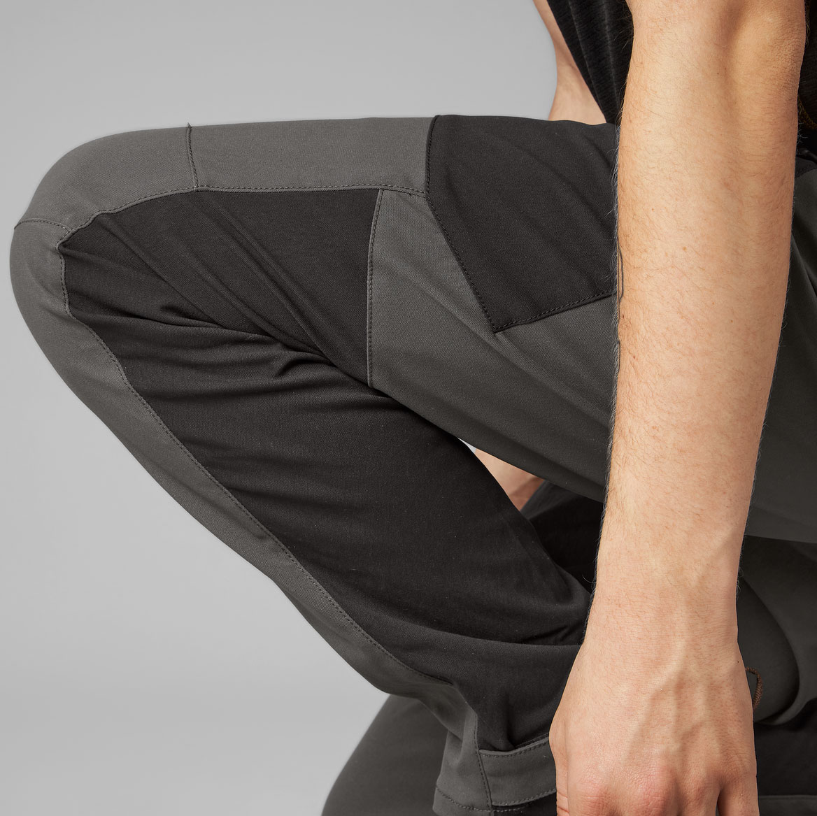 Seeland Outdoor stretch bukse, Black/Grey, large image number 8