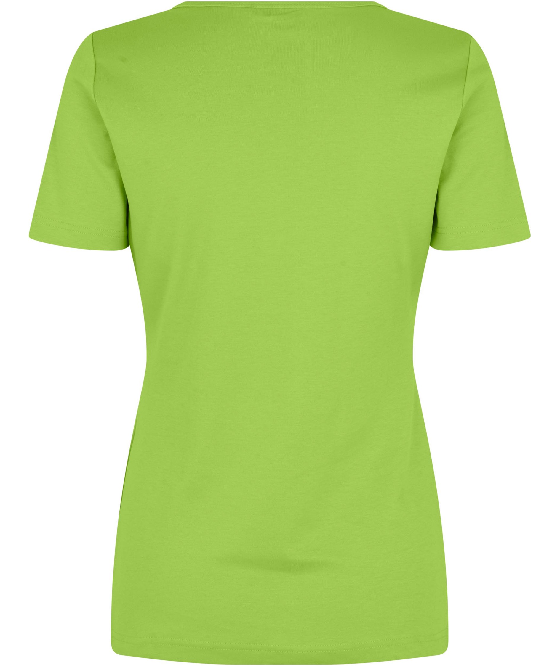 ID Interlock dame T-skjorte, Limegr&oslash;nn, large image number 1