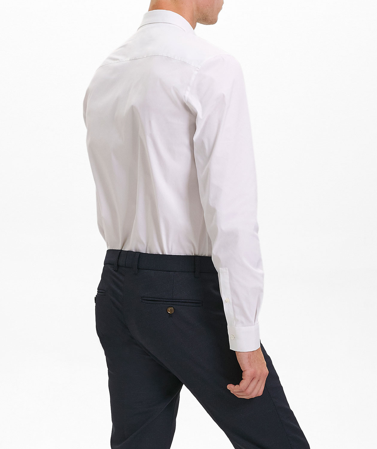 Sunwill Bistretch Fitted ull byxa, Navy, large image number 3