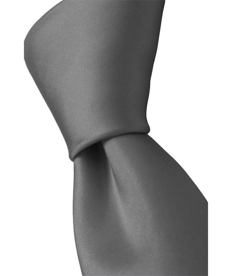 Connexion Tie Mikrofaserkrawatte 5 cm, Grau, Grau, swatch