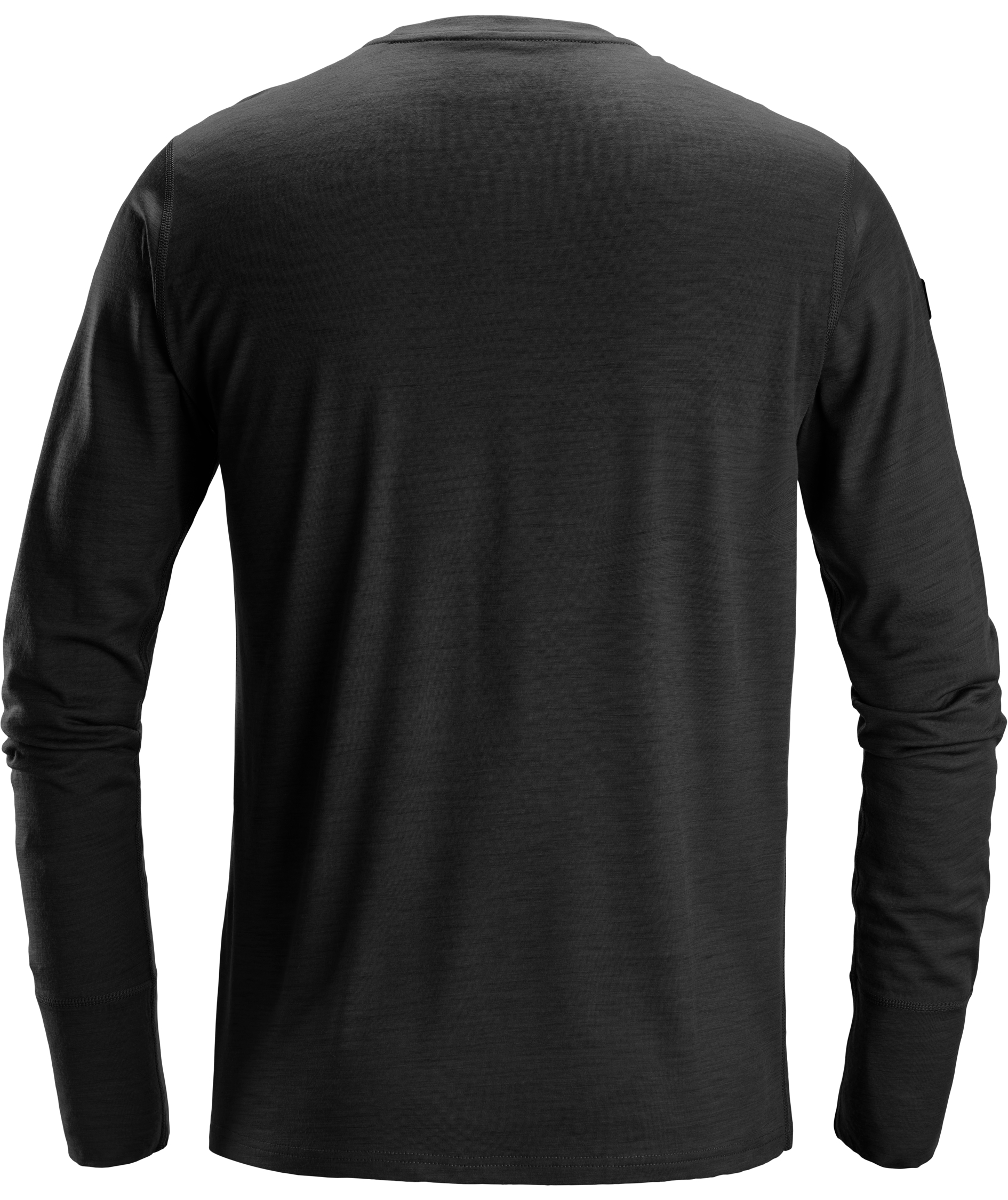 Snickers AllroundWork lang&aelig;rmet T-shirt med merinould 2451, Sort, large image number 2