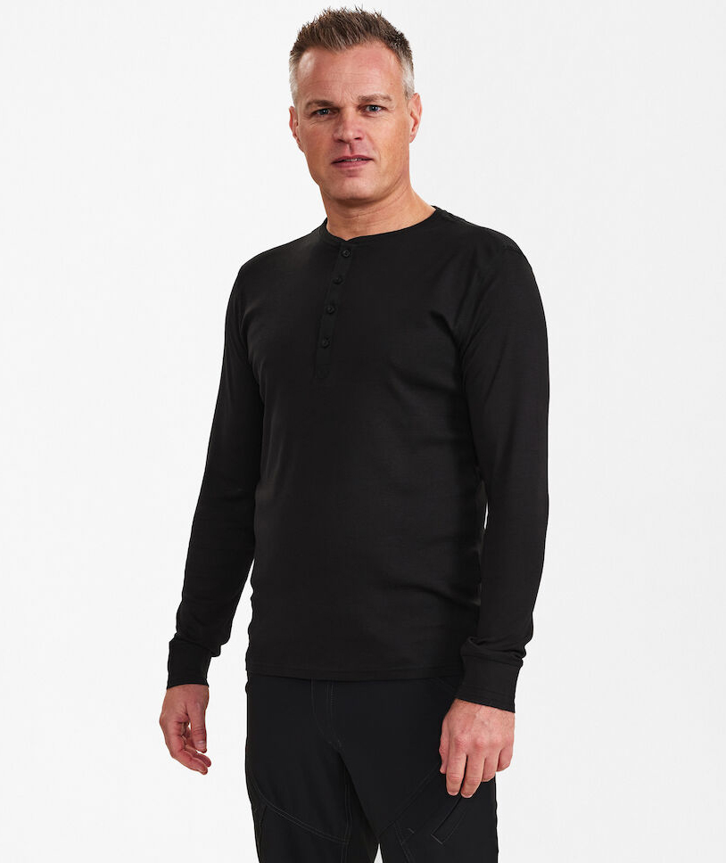 Engel Extend langermet Grandad T-skjorte