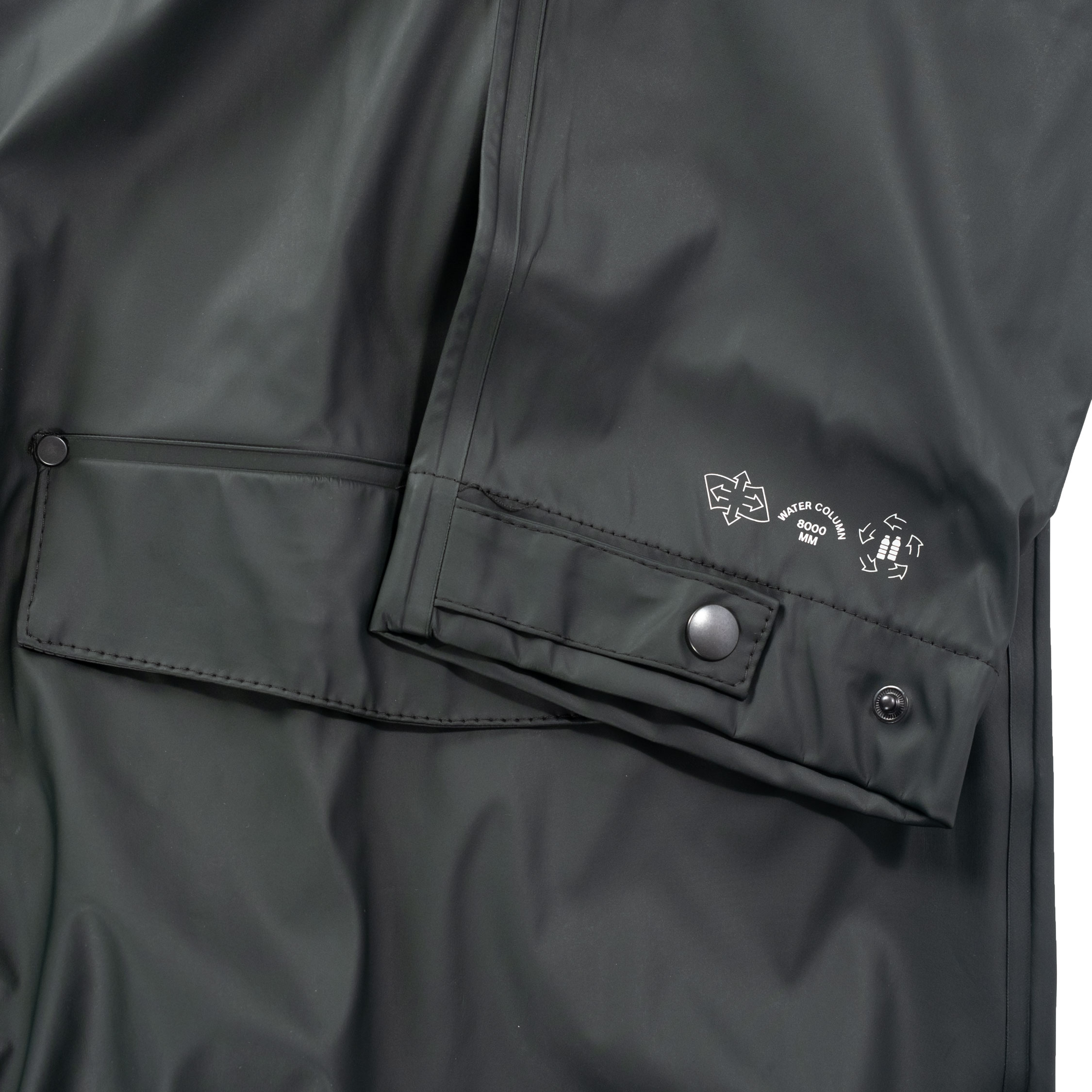 ELKA Recycled PU rain jacket, Dark salamander, large image number 6