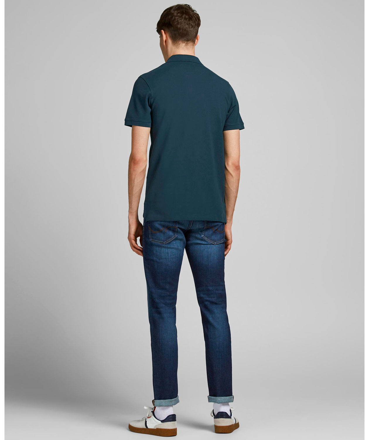 Jack & Jones JJEPAULOS polo shirt, Navy Blazer, large image number 2